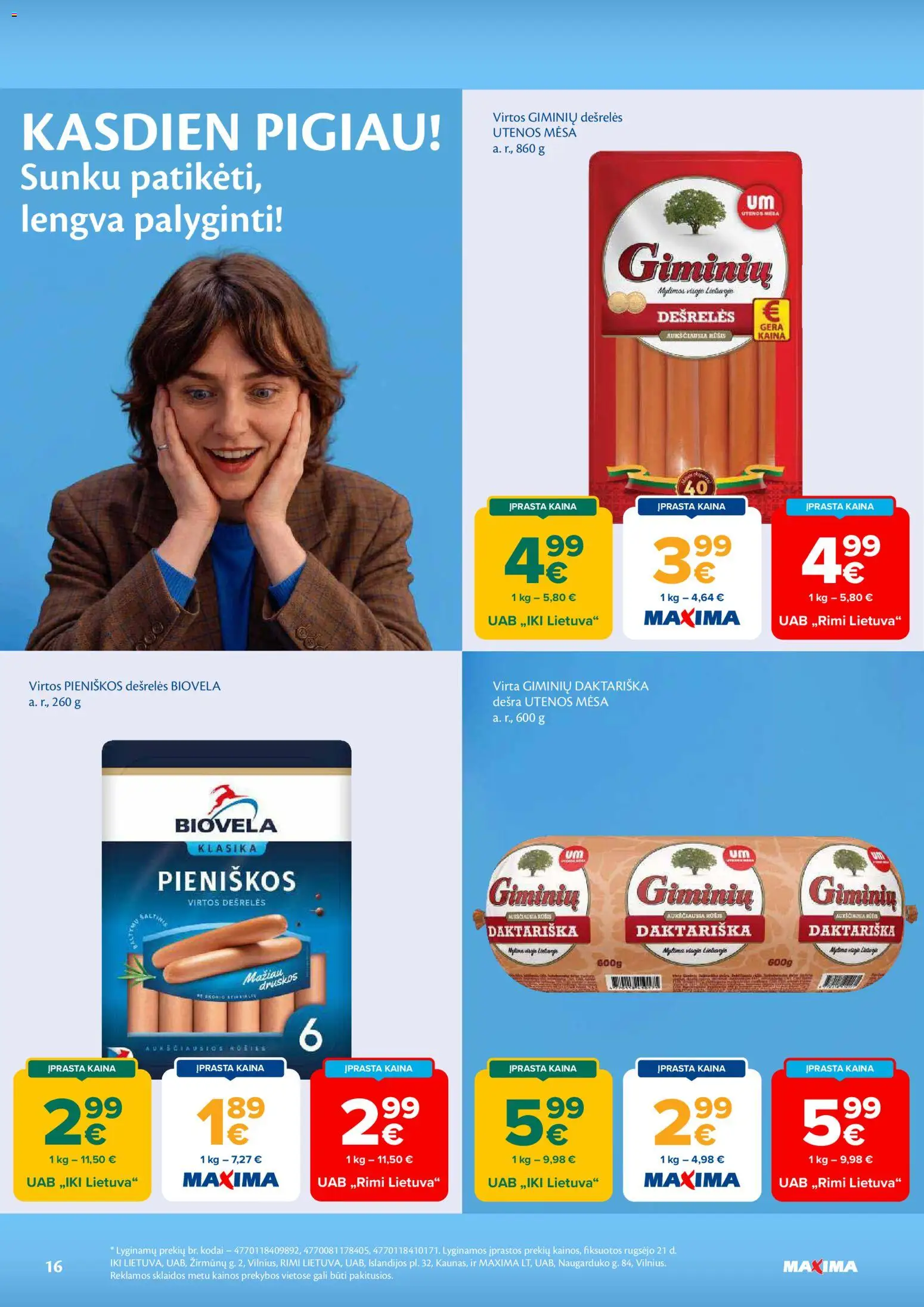MAXIMA akcijos nuo 2026.09.29 | Puslapis: 16