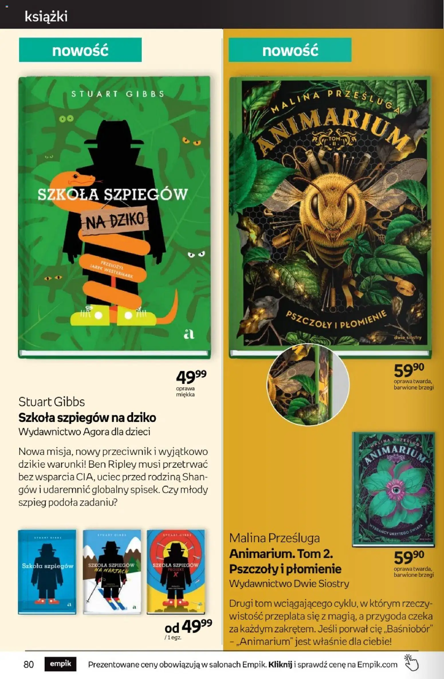 Empik promocje - Tom kultury Książki od 23.09.2026 | Strona: 80 | Produkty: Malina, Książki
