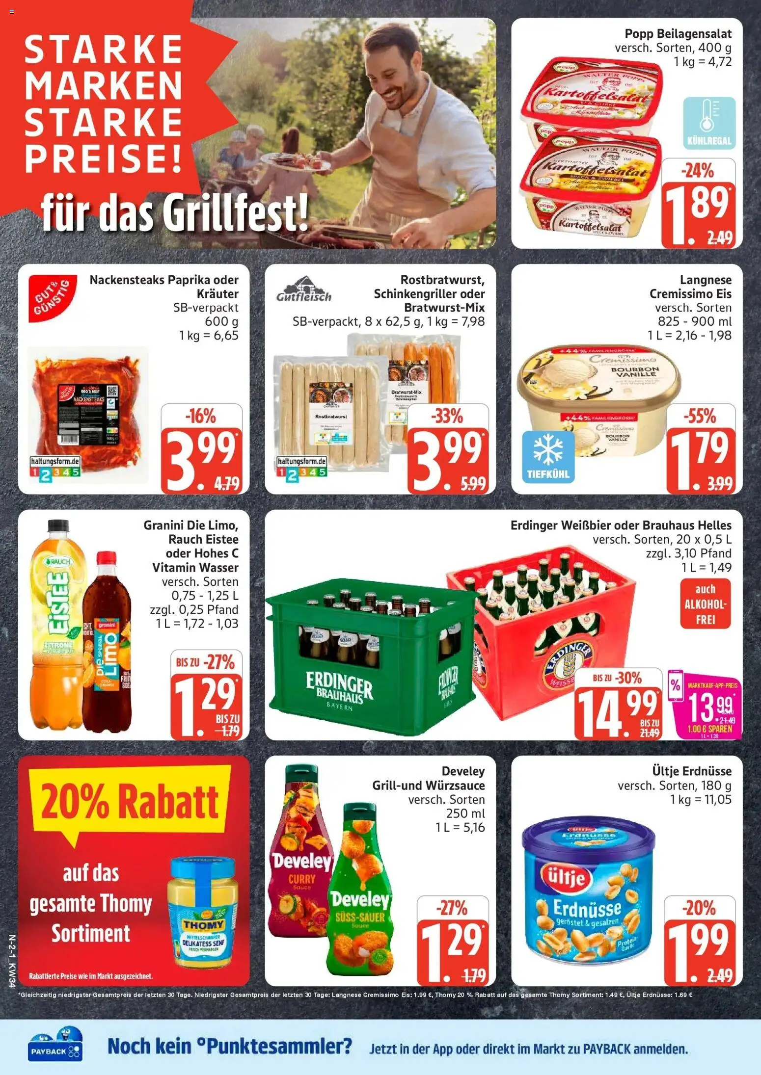 Marktkauf Prospekt Cuxhaven (ab 17.08.2026) » Angebote online | Seite: 2 | Produkte: Cremissimo, Ultje erdnusse, Erdnüsse, Paprika