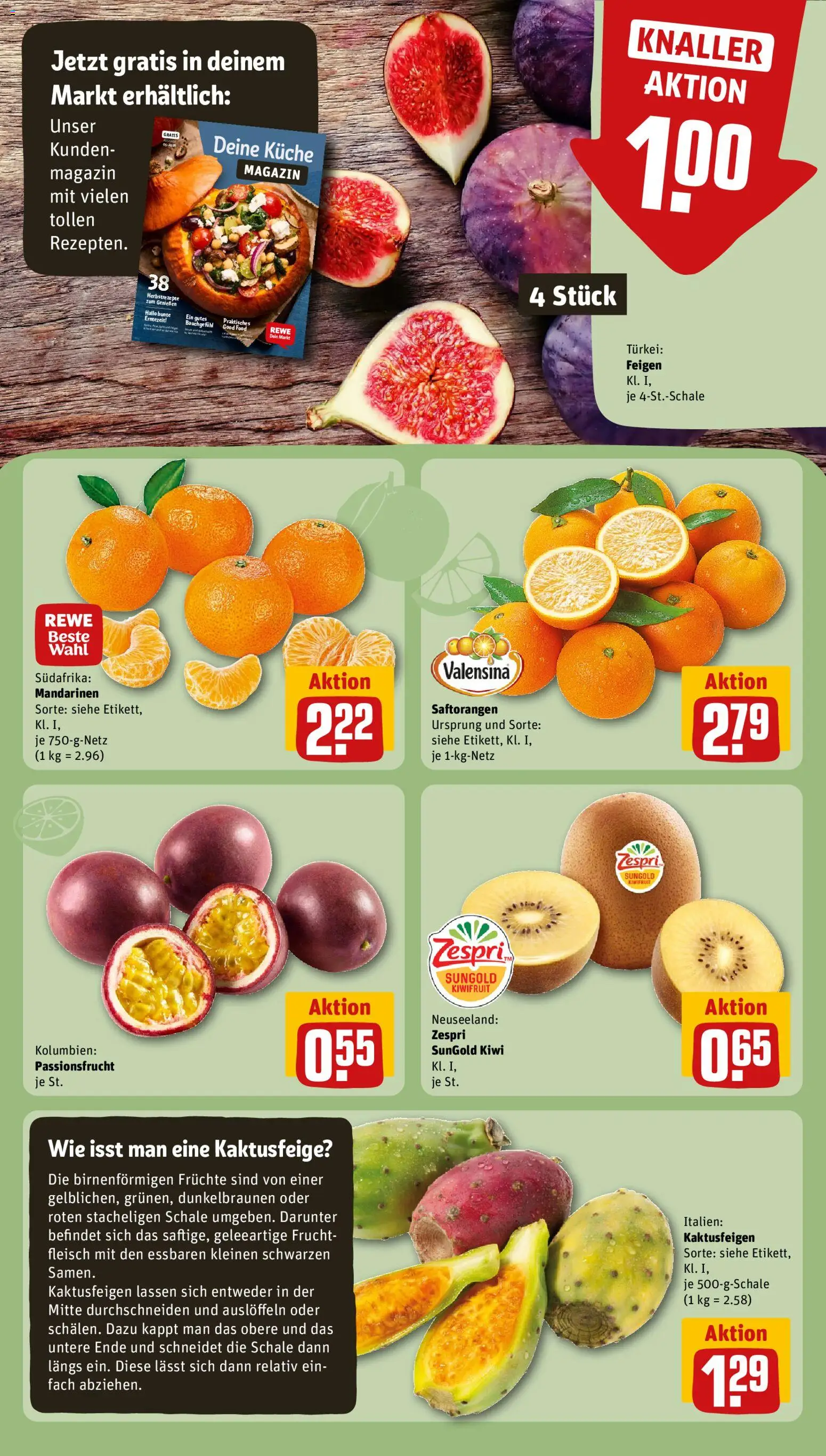 Rewe ihr Kaufpark Prospekt – gültig ab 07.09.2026 | Seite: 4 | Produkte: Küche, Mandarinen, Kiwi, Feigen