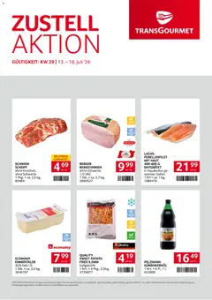 Transgourmet Zustellaktion ab 13.07.2026 gültig | Seite: 1 | Produkte: Kürbis