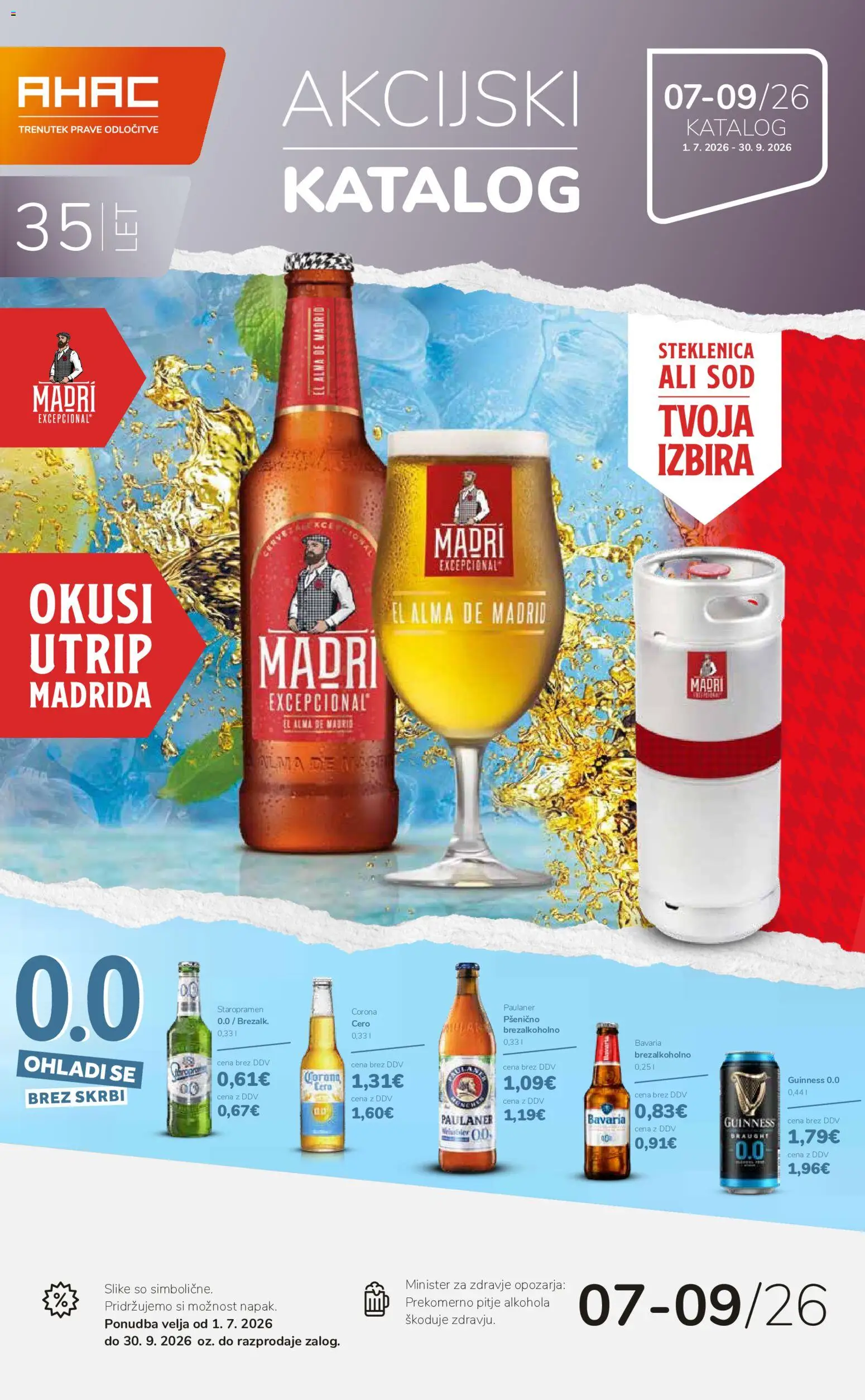 Novi Ahac katalog ponudbe – veljaven od 01.07.2026 | Stran: 1