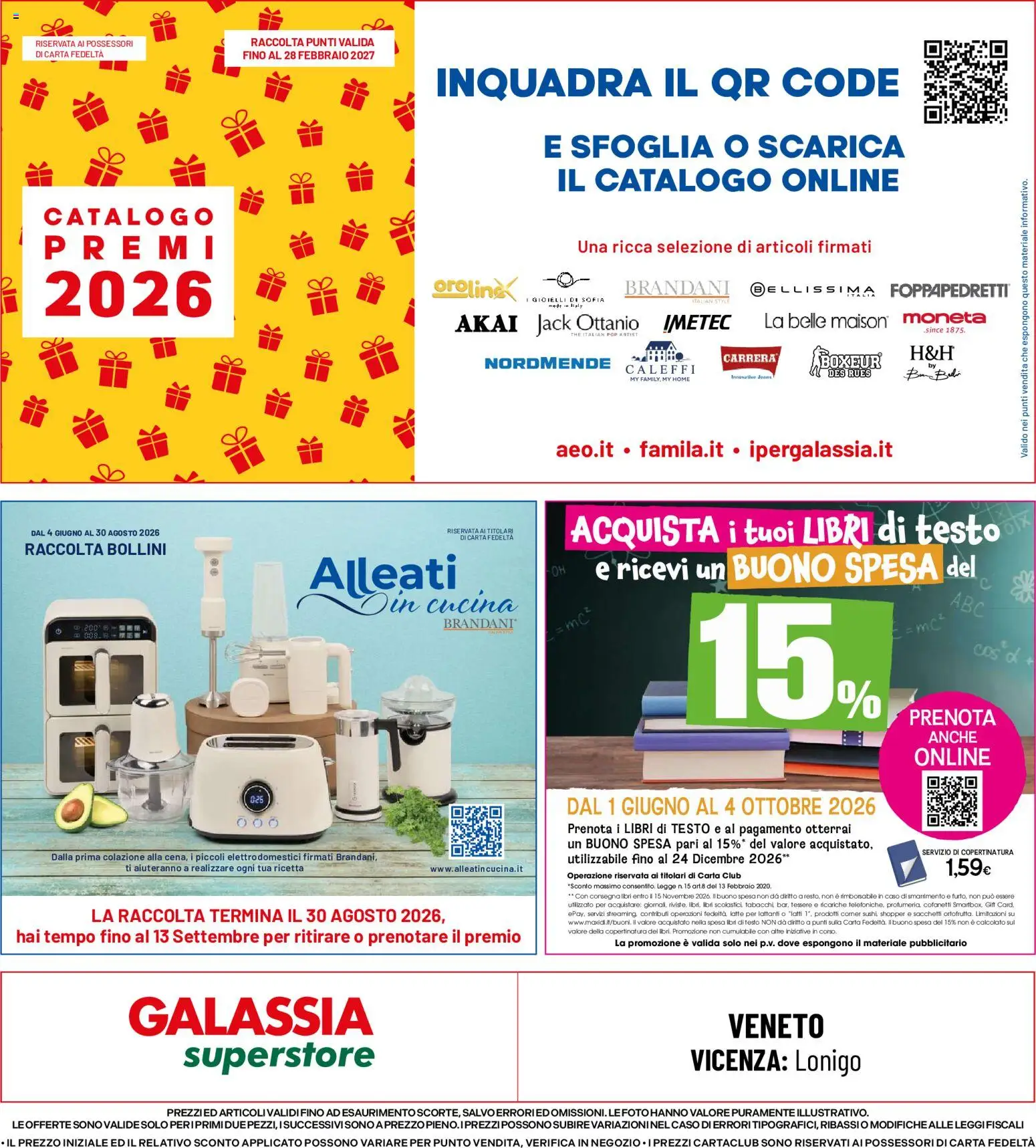 Volantino Galassia del 20/08/2026 | Pagina: 24 | Prodotti: Libri, Latte, Jeans