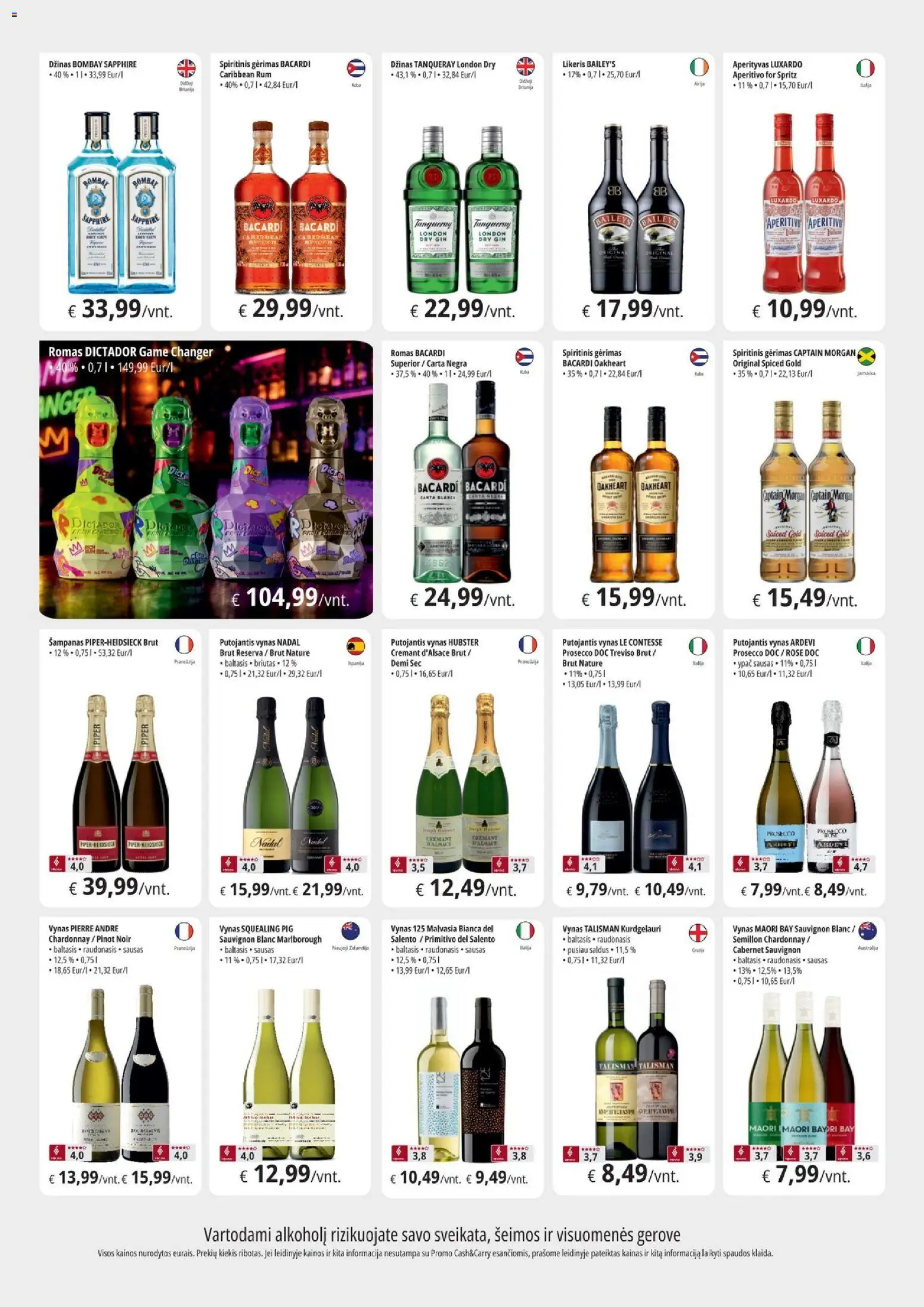 ePromo akcijos nuo 2026.09.02 | Puslapis: 2 | Prekių: Vynas, Džinas
