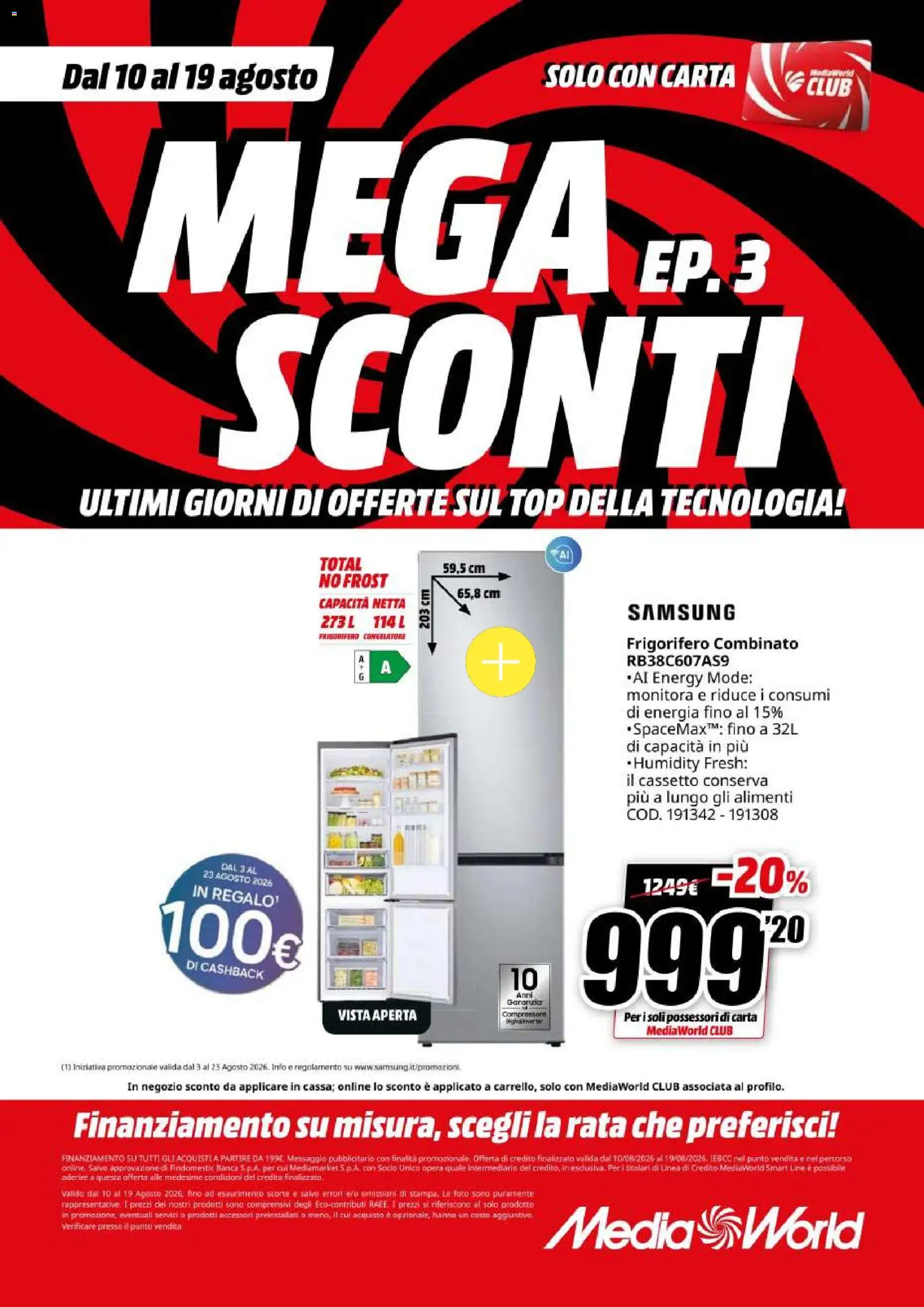 Volantino Media World del 10/08/2026 | Pagina: 35