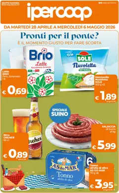 Anteprima del volantino Ipercoop volantino Sicilia valido a partire dal 28.04.2026