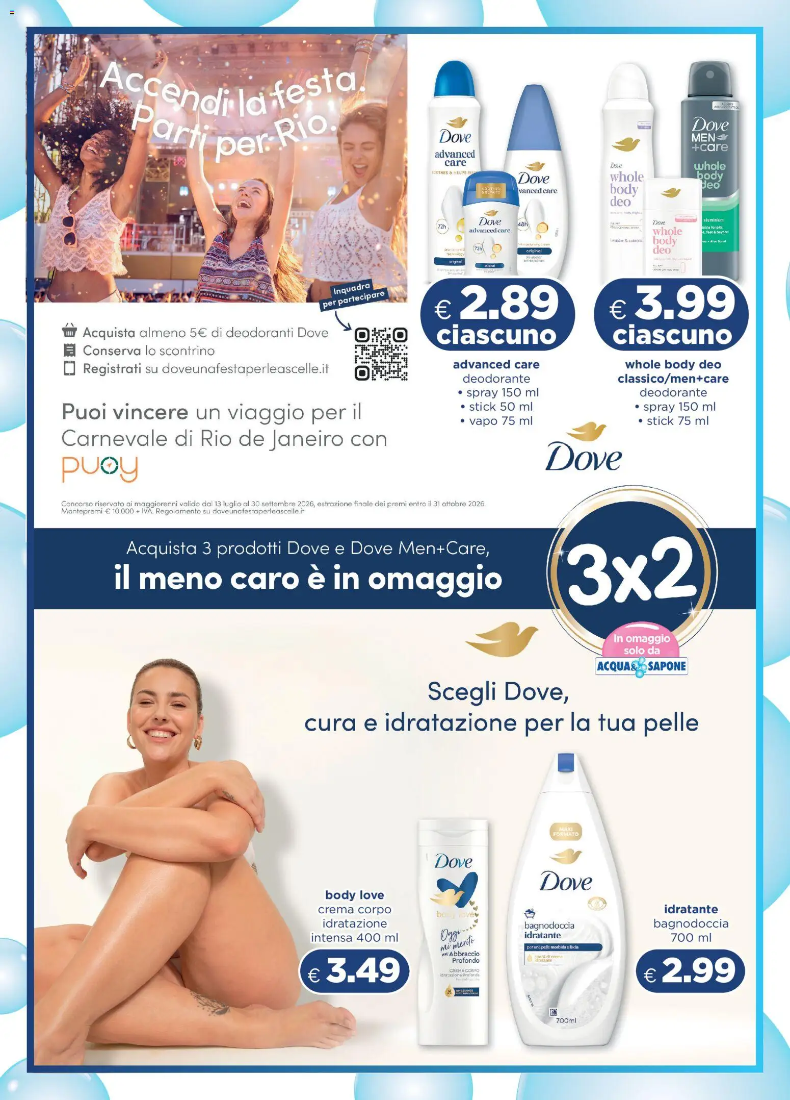 Volantino Acqua e Sapone del 30/08/2026 | Pagina: 7 | Prodotti: Crema, Sapone, Caro, Deodorante