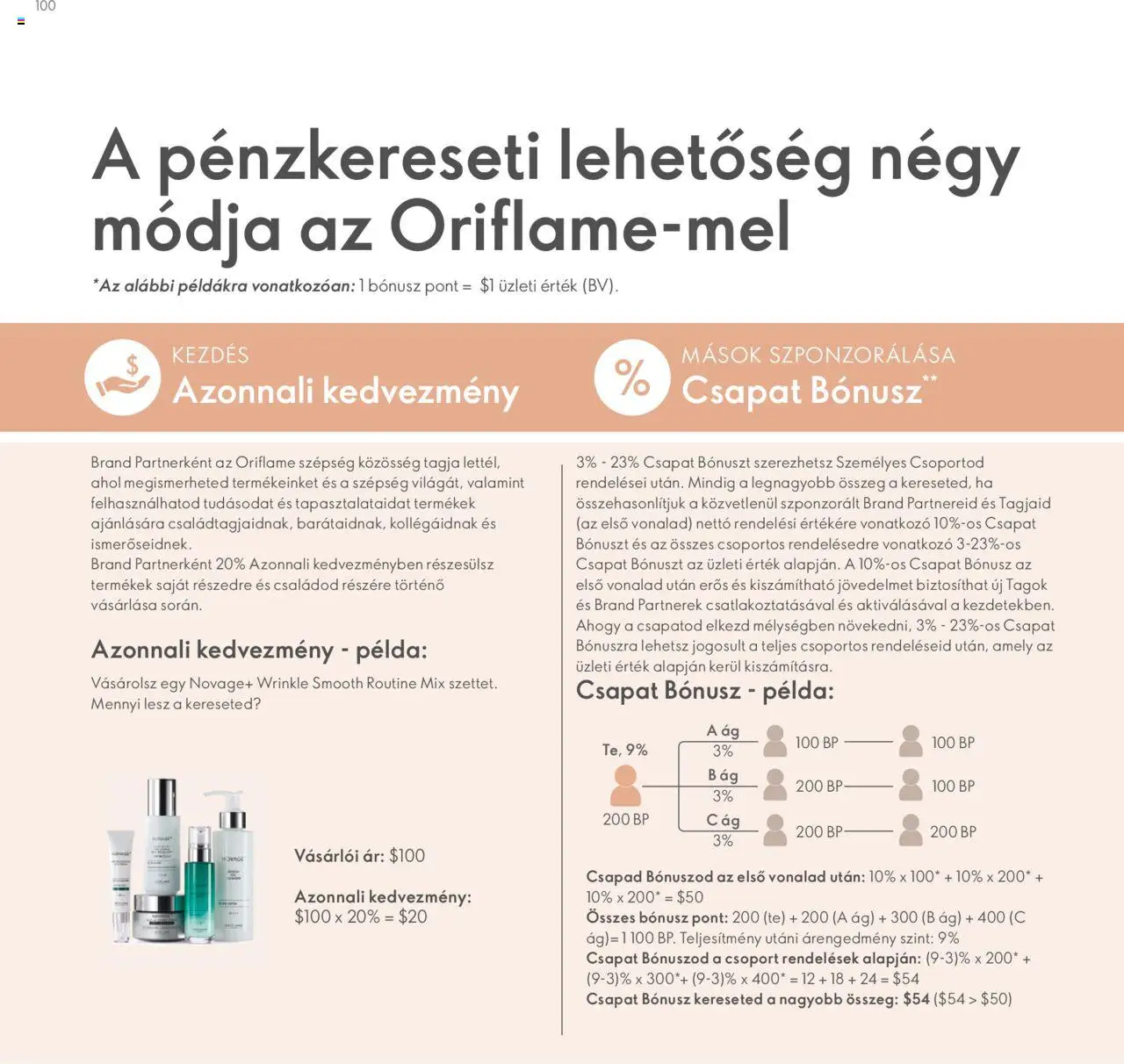 Oriflame akciós ujság - amely érvényes a következő dátumtól: 2024.04.28. | Oldal: 100