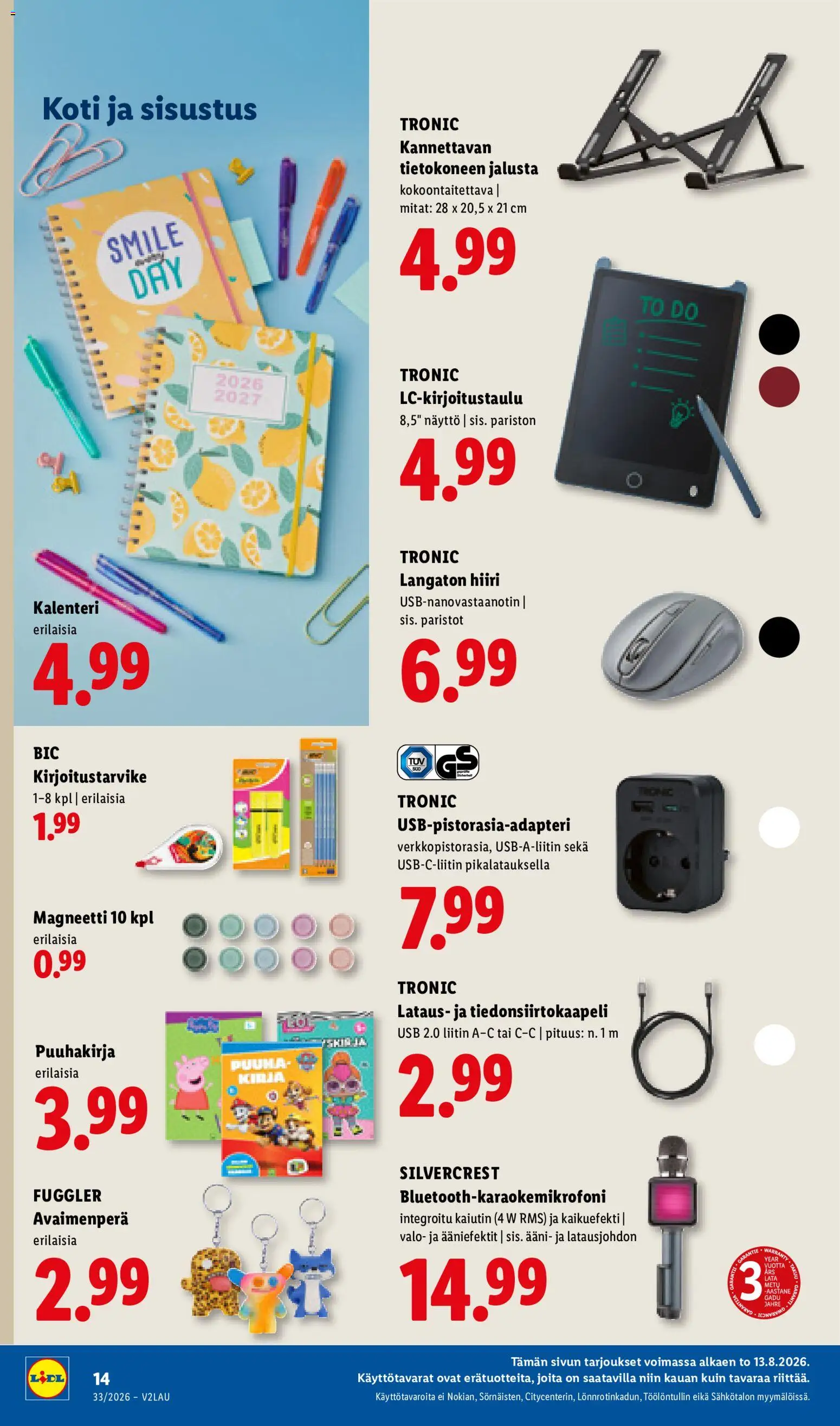 Lidl tarjoukset – voimassa 13/08/2026 alkaen | Sivu: 18