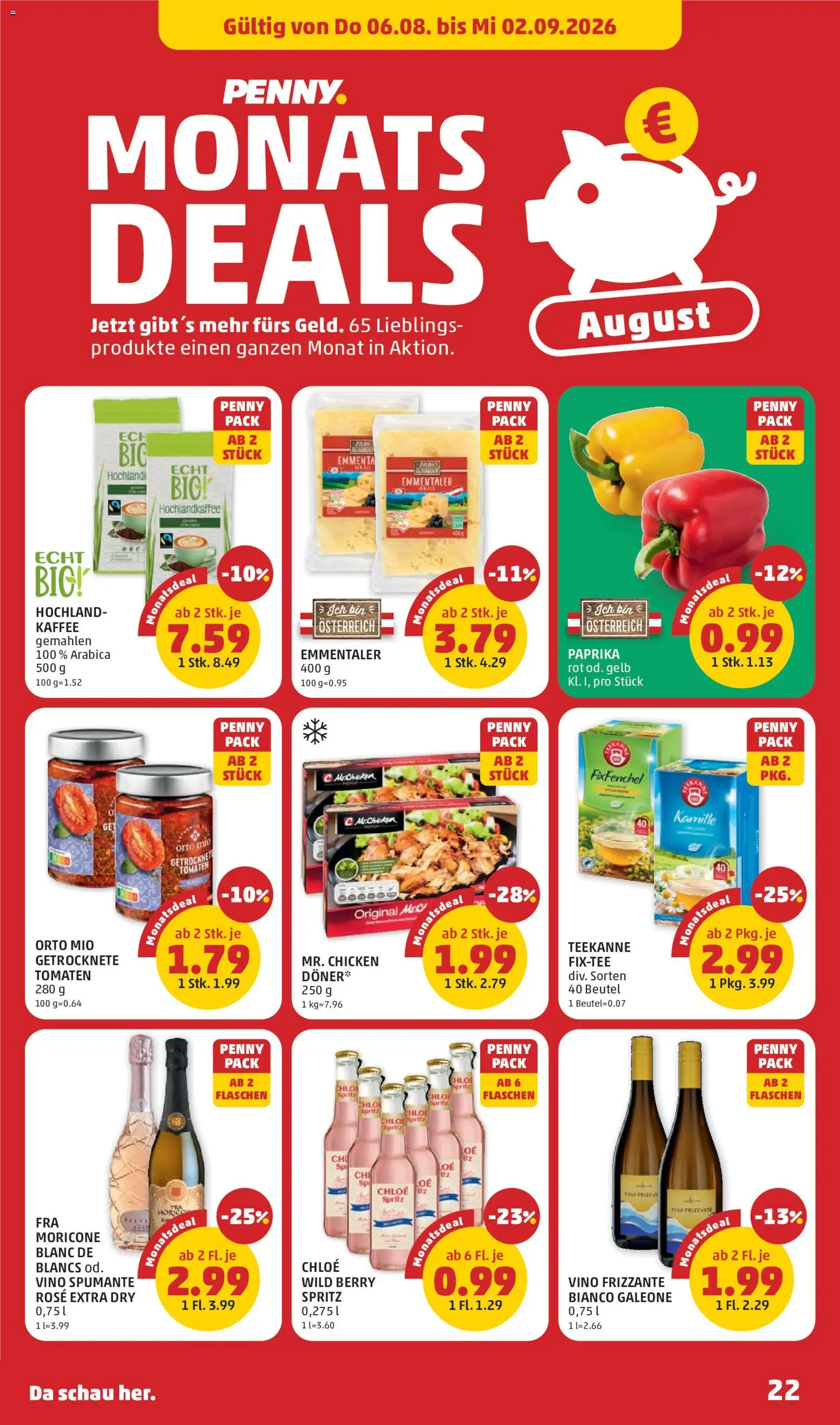Penny Markt - Flugblatt gültig ab 06.08.2026 | Seite: 22
