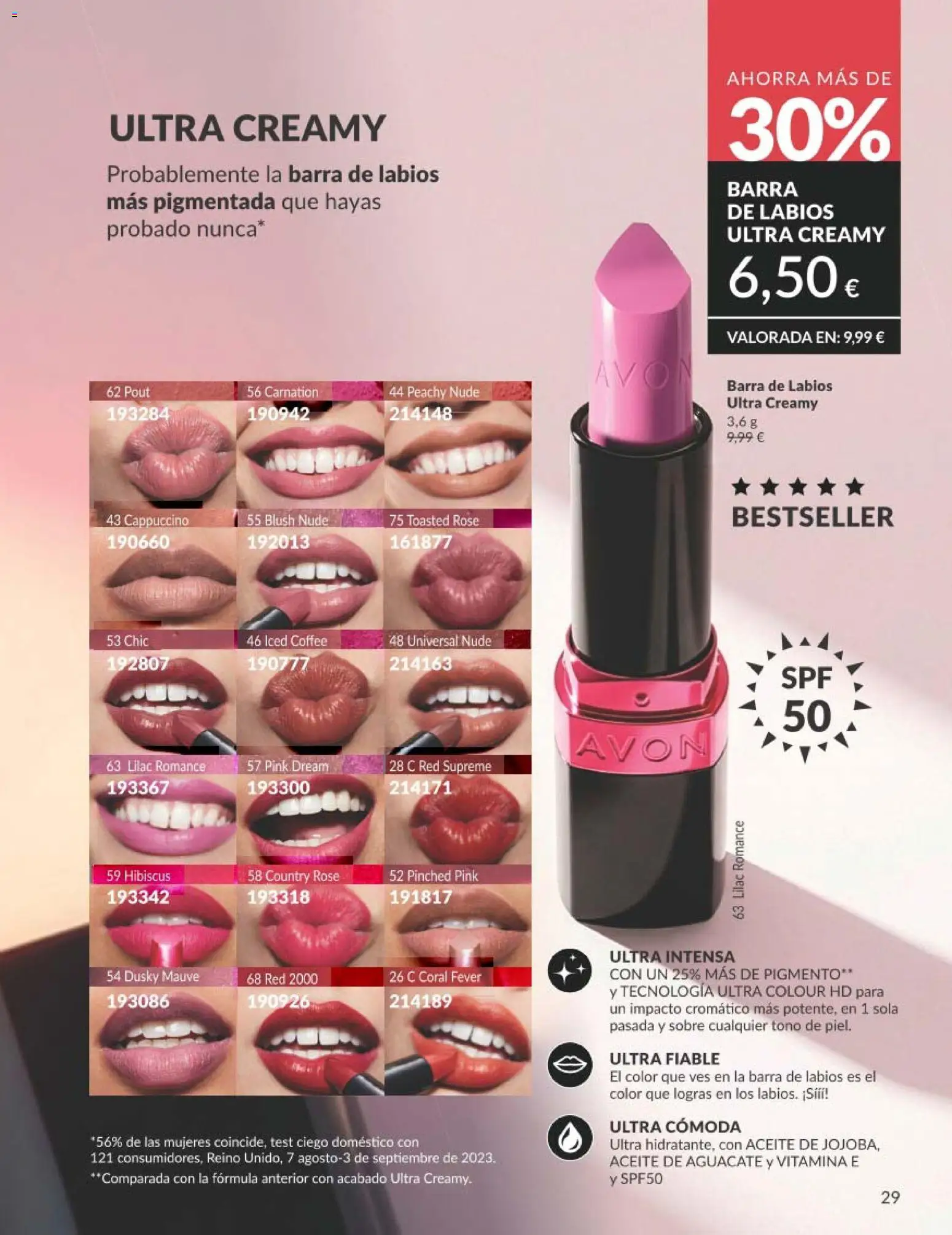 Catálogo AVON campaña 7 │ válido desde el 01/07/2026 | Página: 29
