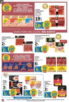 Vista previa E.Leclerc folleto válido desde el 26/08/2026 | Página: 14 | Productos: Té, Gazpacho, Mortadela, Loncheado