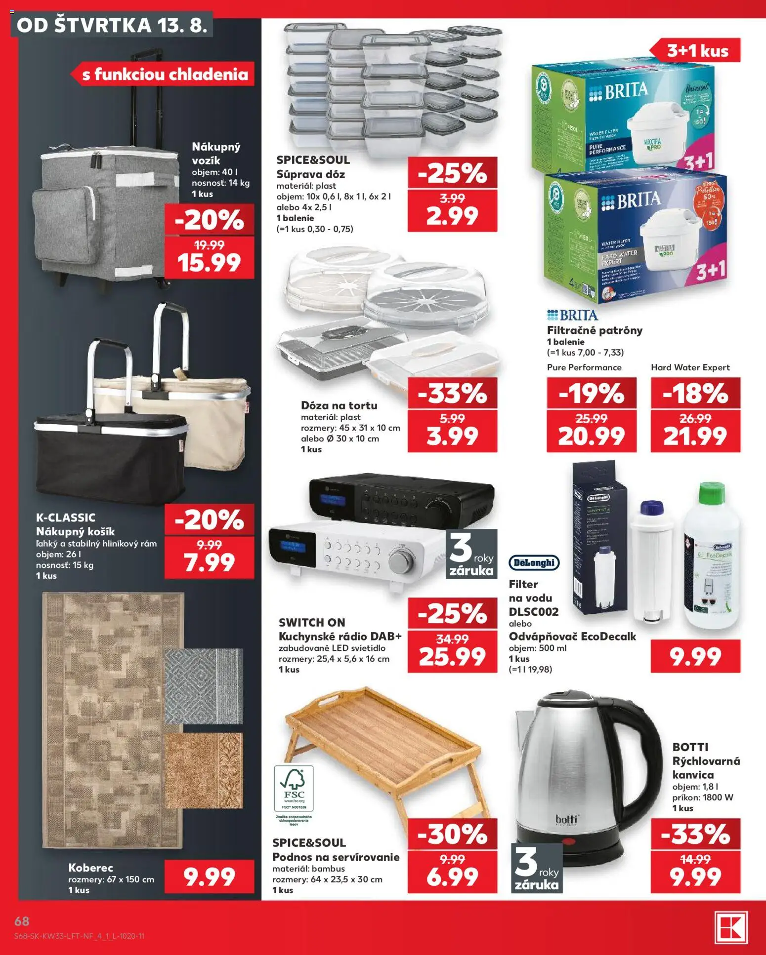 Nové Kaufland akcie – leták je platný od 13.08.2026 | Strana: 68