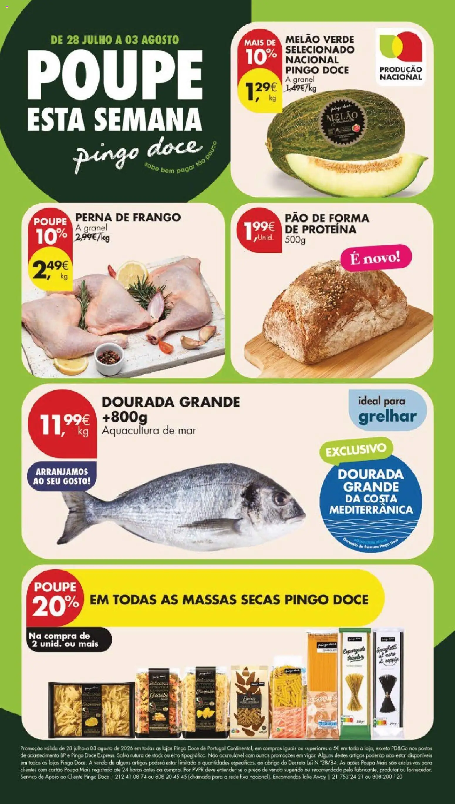 Pingo Doce folheto │ válido de 28/07/2026 | Página: 1