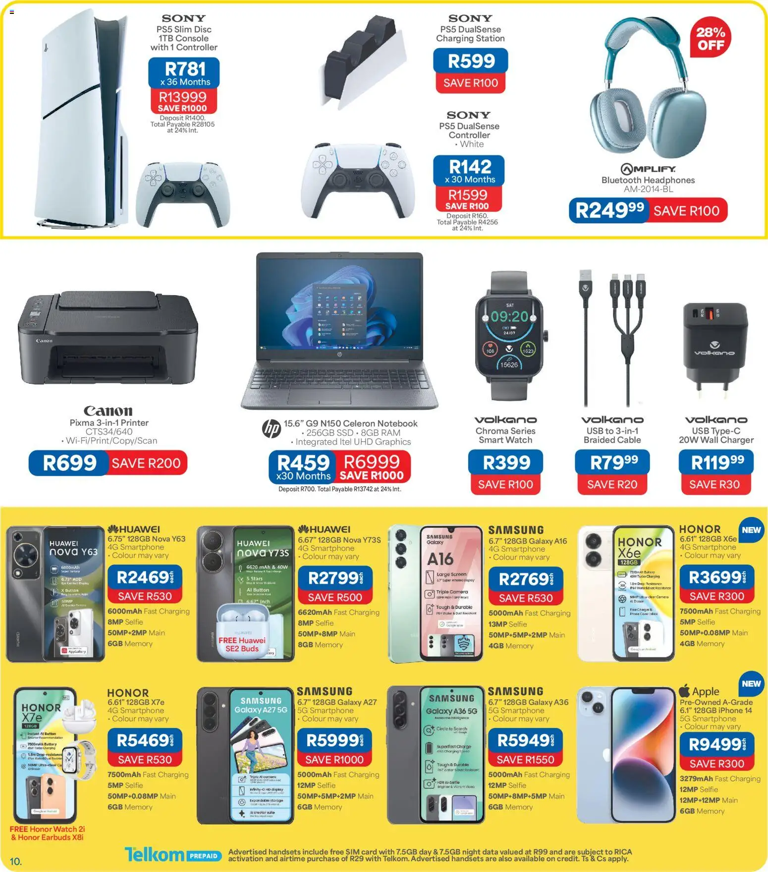 New OK Furniture catalogue – valid from 21/09/2026 | Page: 10 | Products: Sim, Camera, Headphones, Charger