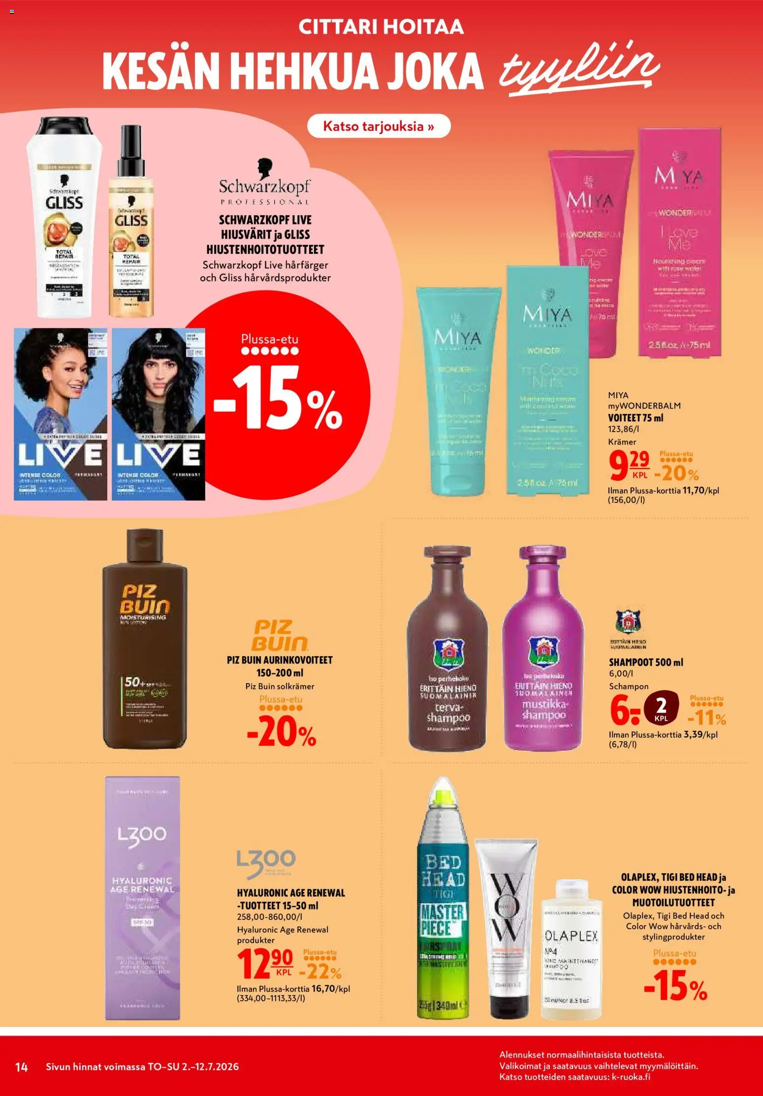 K-Citymarket tarjoukset – voimassa 02/05/2026 alkaen | Sivu: 14