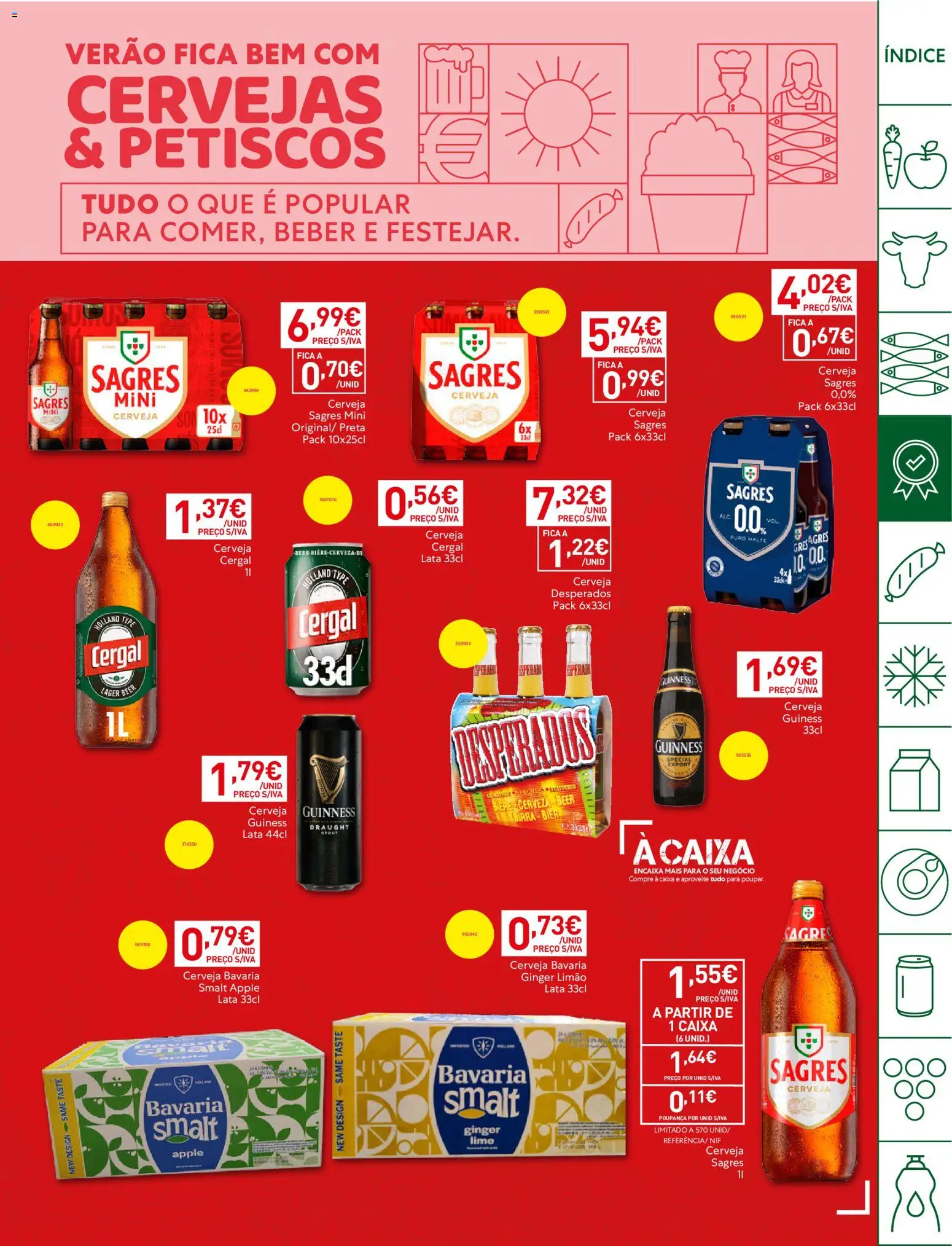 Recheio - Horeca Bons Negócios Madeira │ válido de 09.06.2026 | Página: 9 | Produtos: Caixa, Cerveja