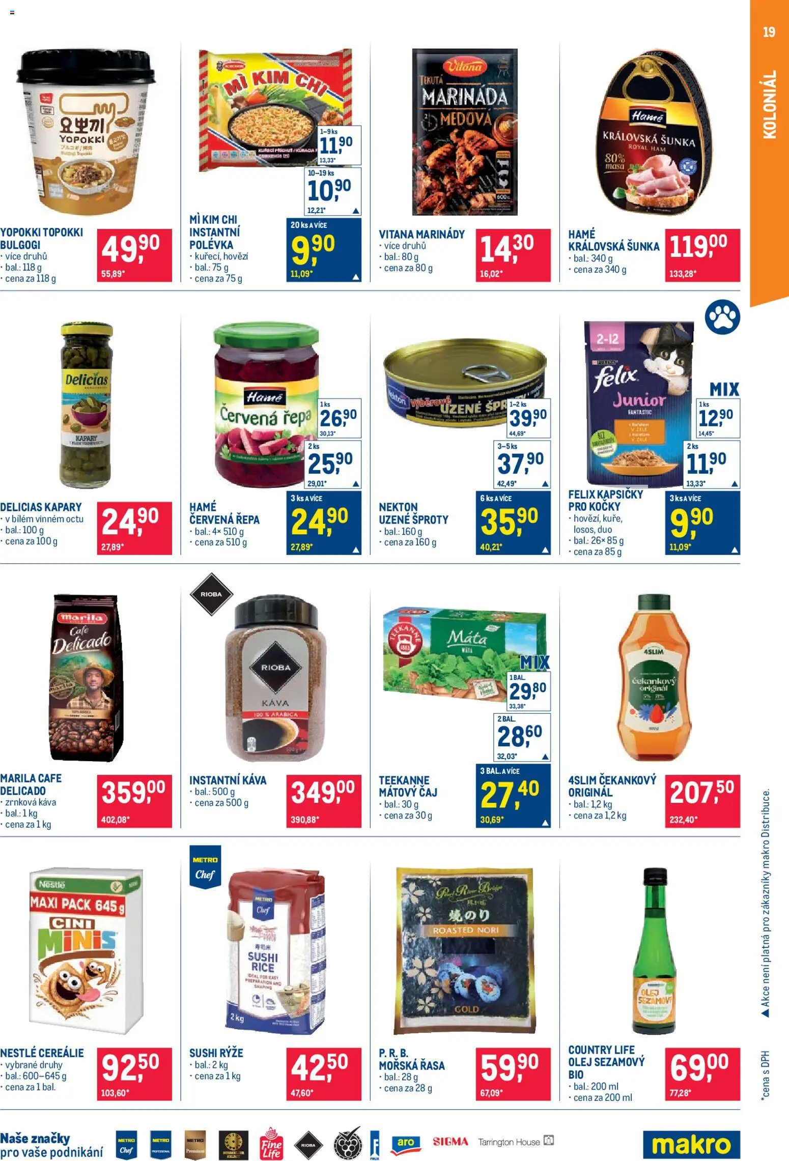 Makro leták - Pro milovníky jídla od 06.05.2026 | Strana: 19 | Produkty: Rýže, Teekanne, Sushi rýže, Červená řepa