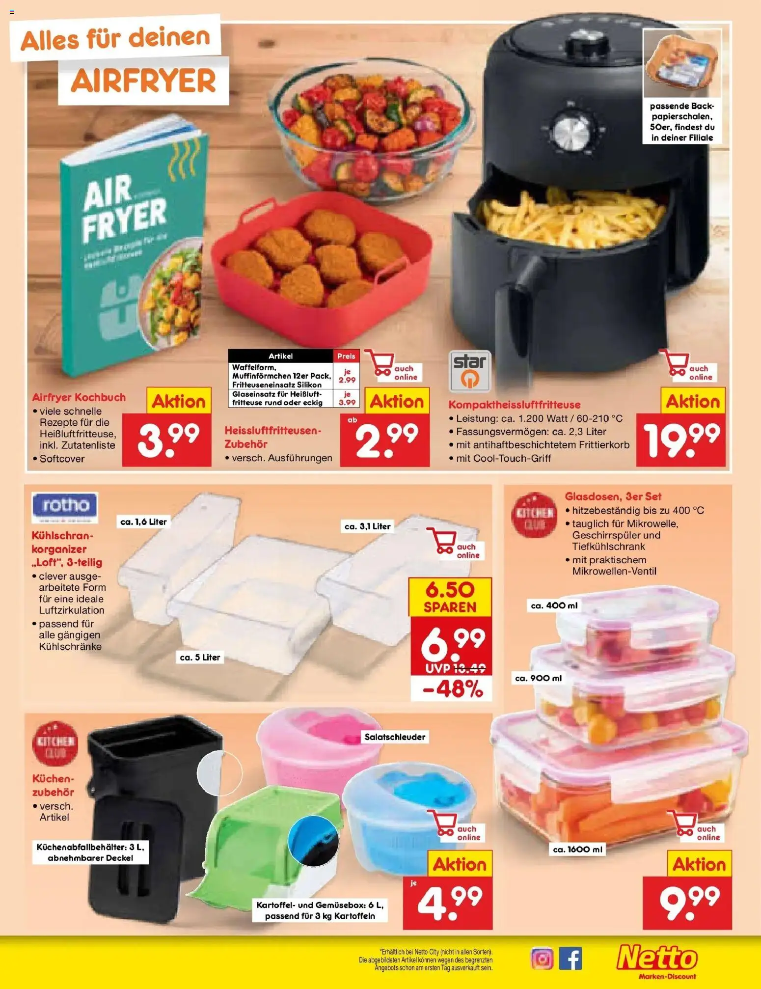 Netto Marken-Discount Prospekt Augustusburg	 – gültig ab 17.05.2026 | Seite: 17 | Produkte: Geschirrspüler, Kartoffeln, Fritteuse, Kuchen