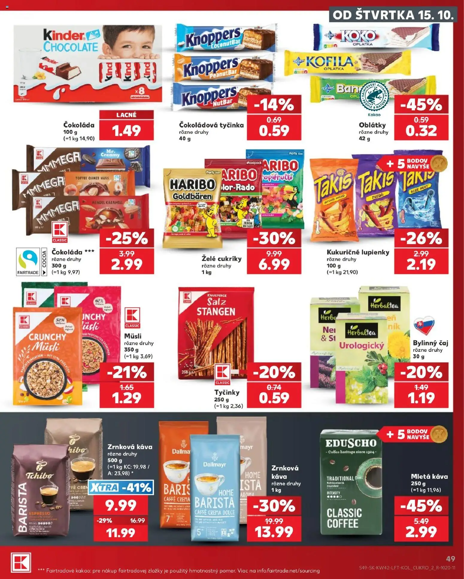 Nové Kaufland akcie – leták je platný od 15.10.2026 | Strana: 49