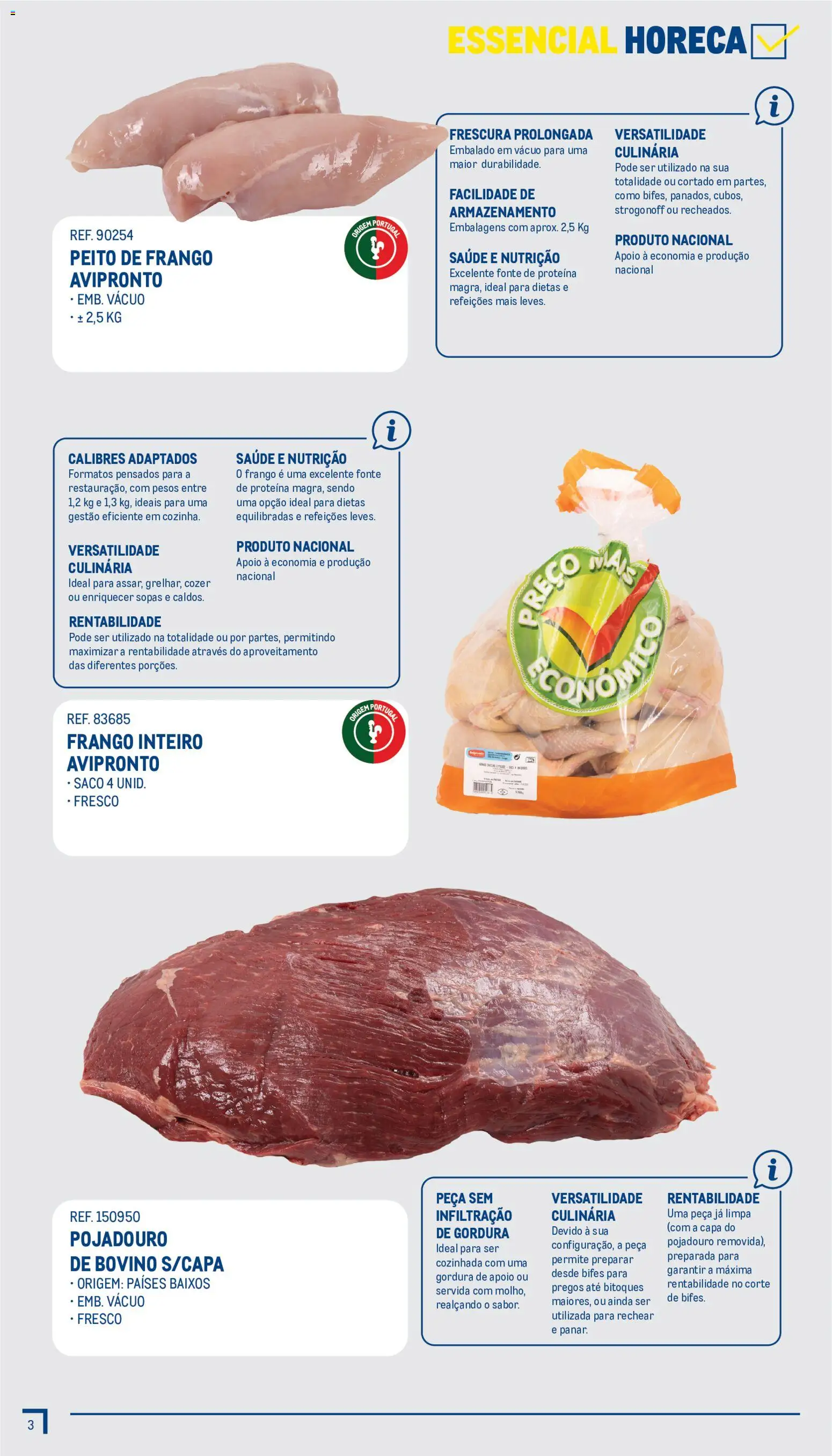 Makro Guia Essenciais │ válido de 12/10/2026 | Página: 3 | Produtos: Sopas, Frango, Saco, Proteina
