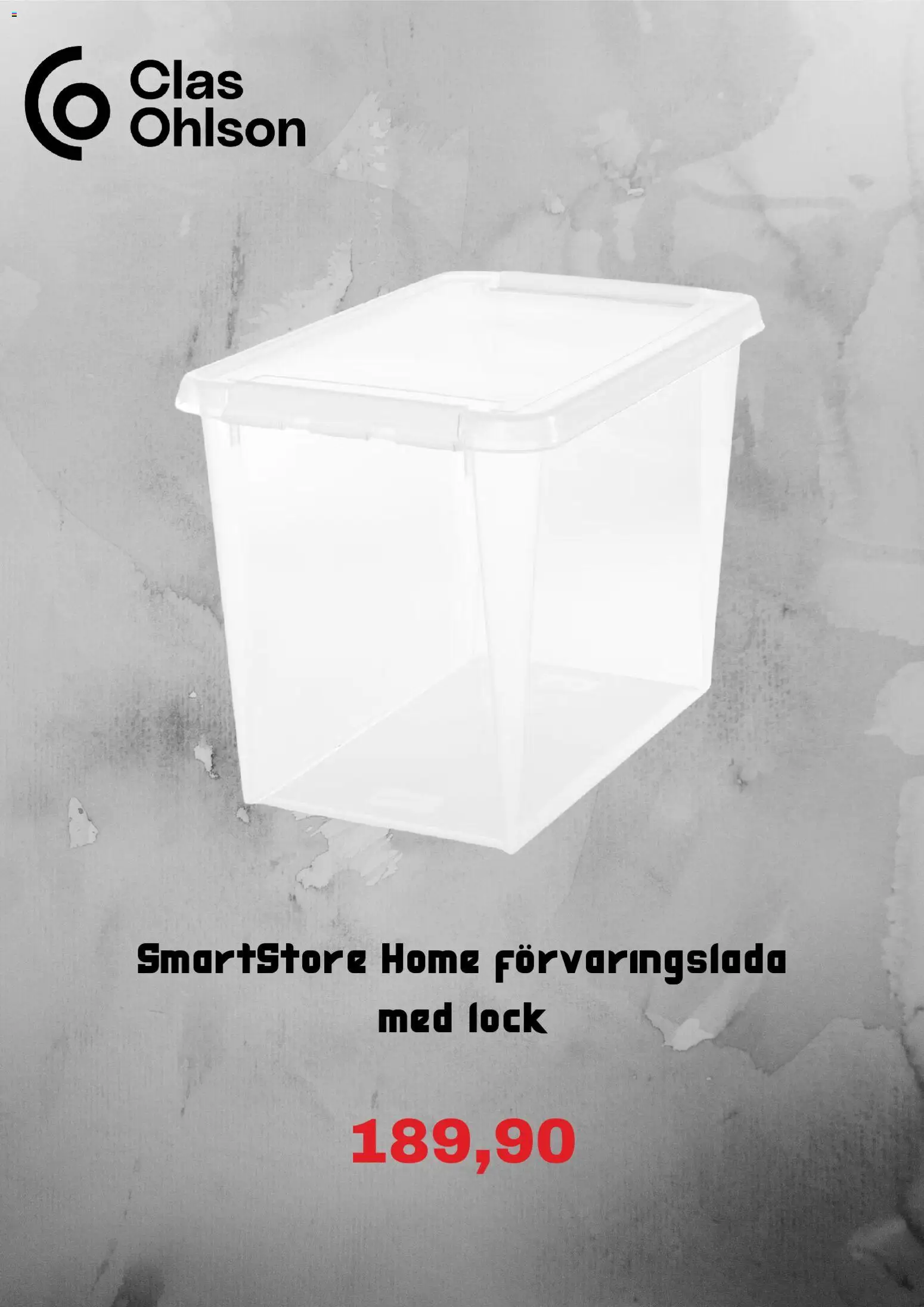 Clas Ohlson reklamblad aktuell från 01/09/2026 | Sida: 3 | Produkter: Lock, Förvaringslåda