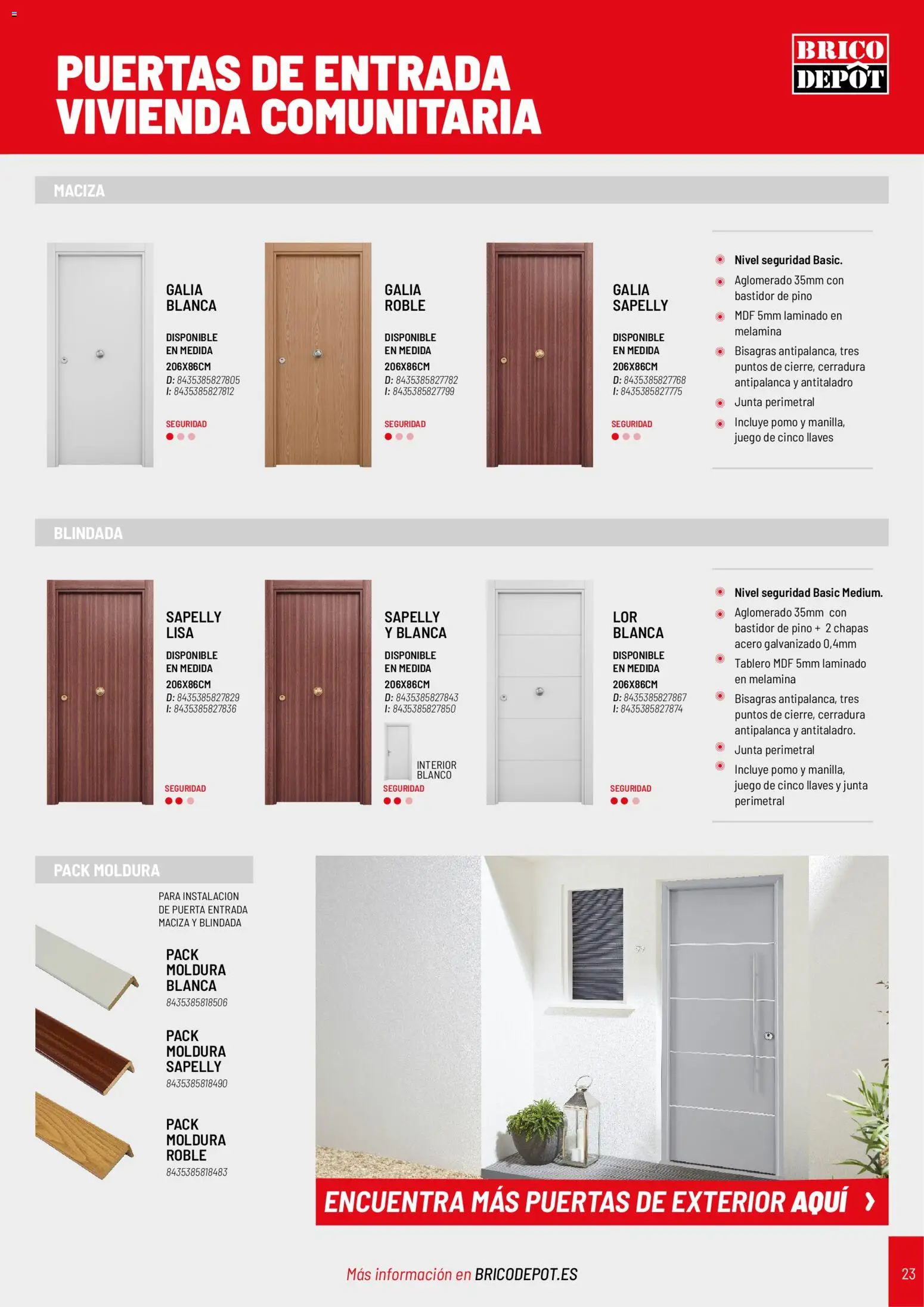 Brico Depôt Puertas y Ventanas │ válido desde el 07/10/2026 | Página: 23 | Productos: Puertas