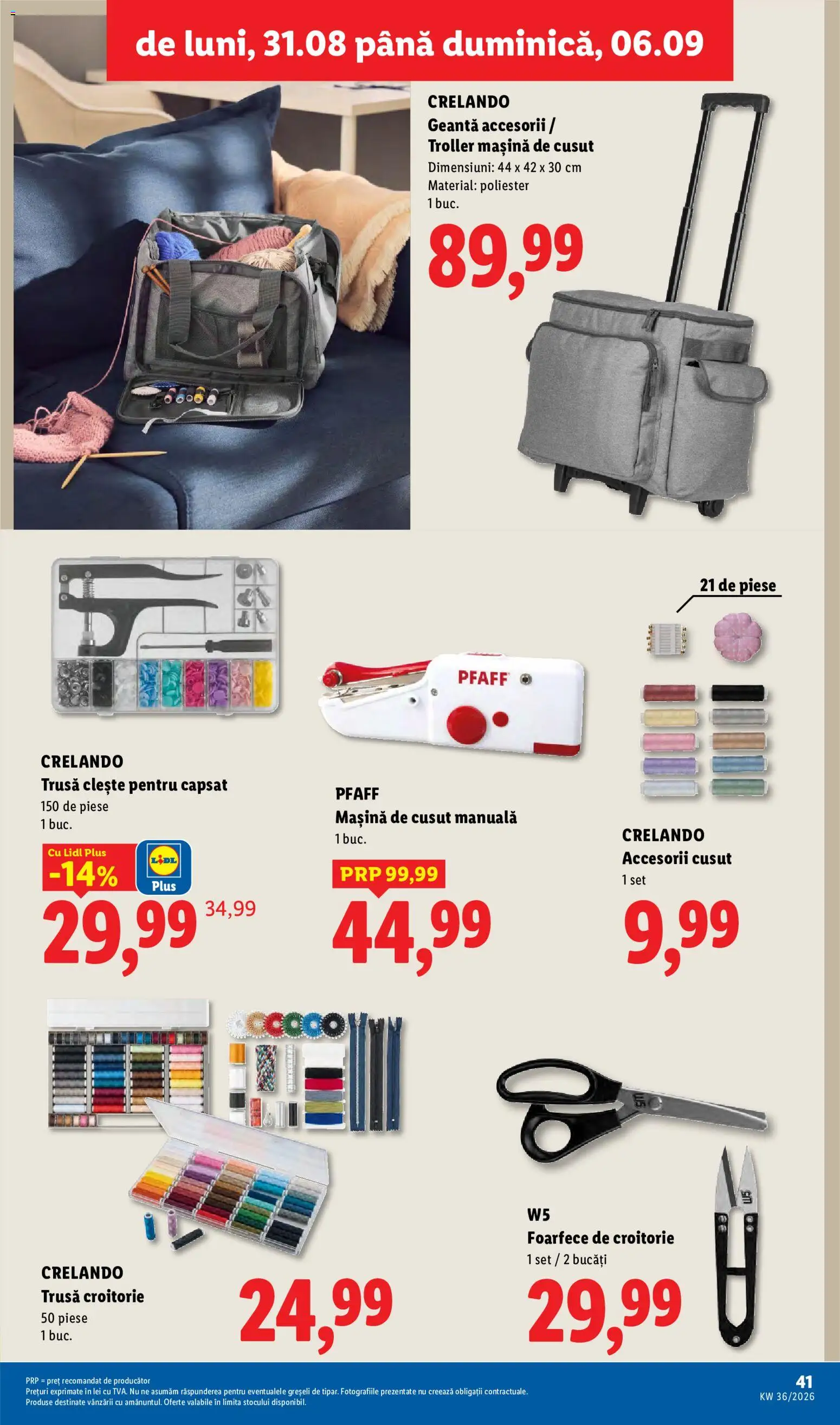Noul catalog Lidl – valabil de la 31.08.2026 | Pagină: 41