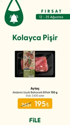 12 Ağustos 2026 tarihinden itibaren geçerli olan File Market kataloğu önizlemesi
