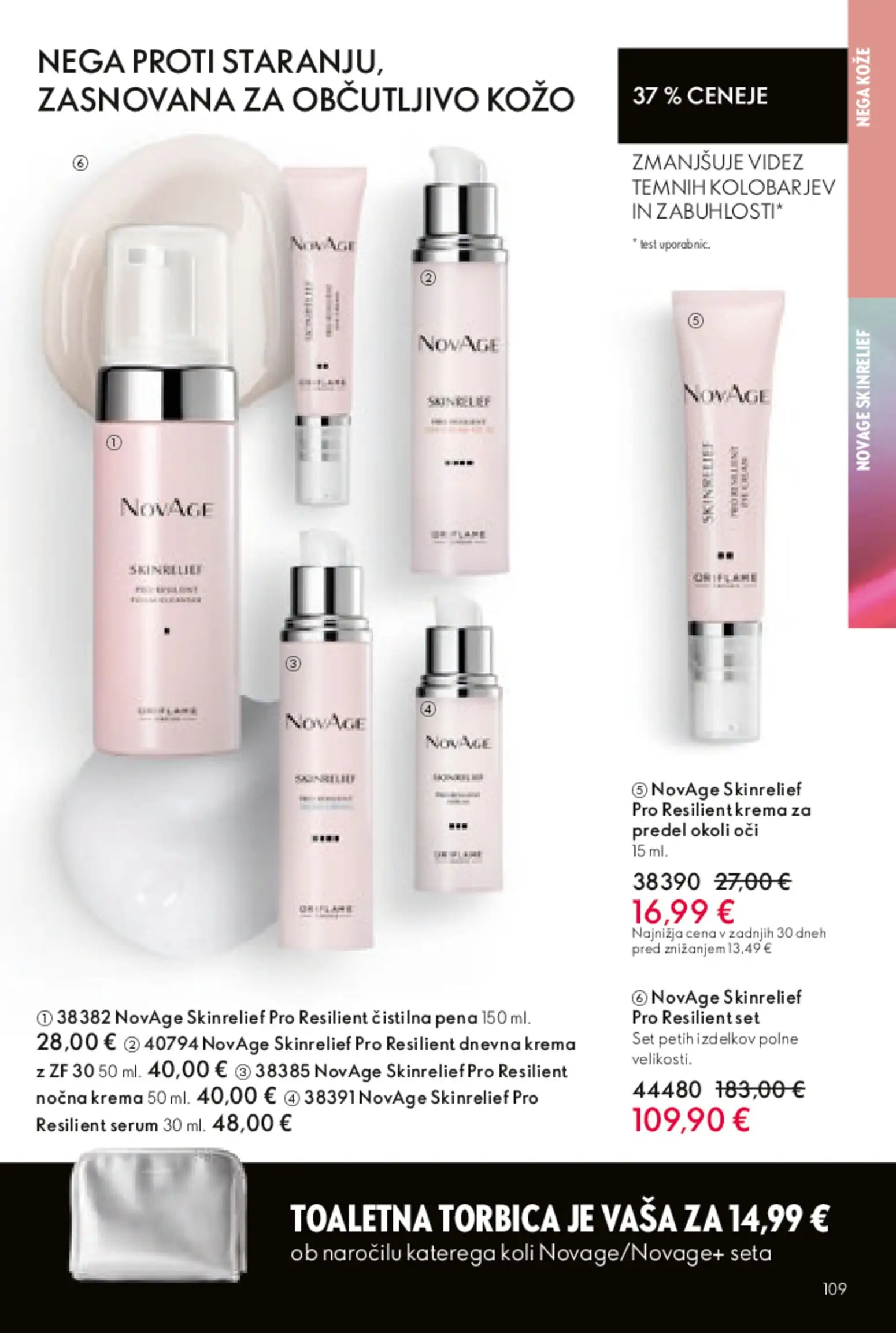 Novi Oriflame katalog ponudbe – veljaven od 13.05.2026 | Stran: 108 | Izdelki: Toaletna torbica, Krema, Torbica