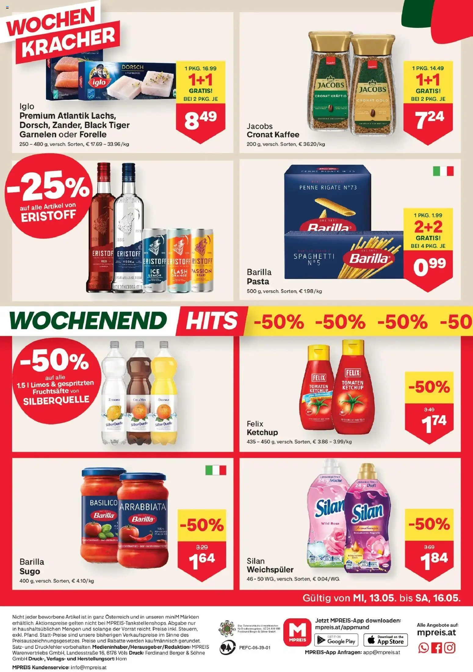 MPREIS Steyr gültig ab 12.05.2026 | Seite: 12 | Produkte: Ketchup, Hajdina liszt, Kaffee, Tomaten