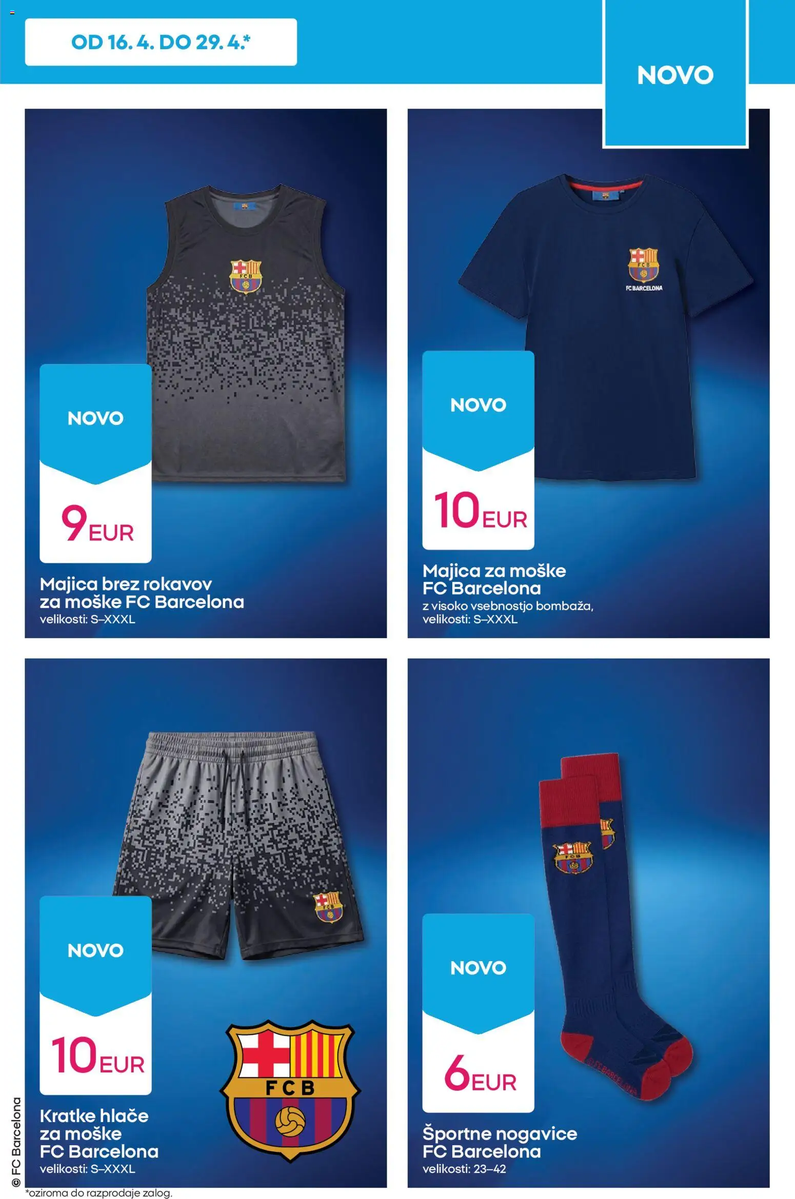 Novi Pepco katalog ponudbe – veljaven od 16.04.2026 | Stran: 5 | Izdelki: Športne nogavice, Majica, Majica brez rokavov, Hlace