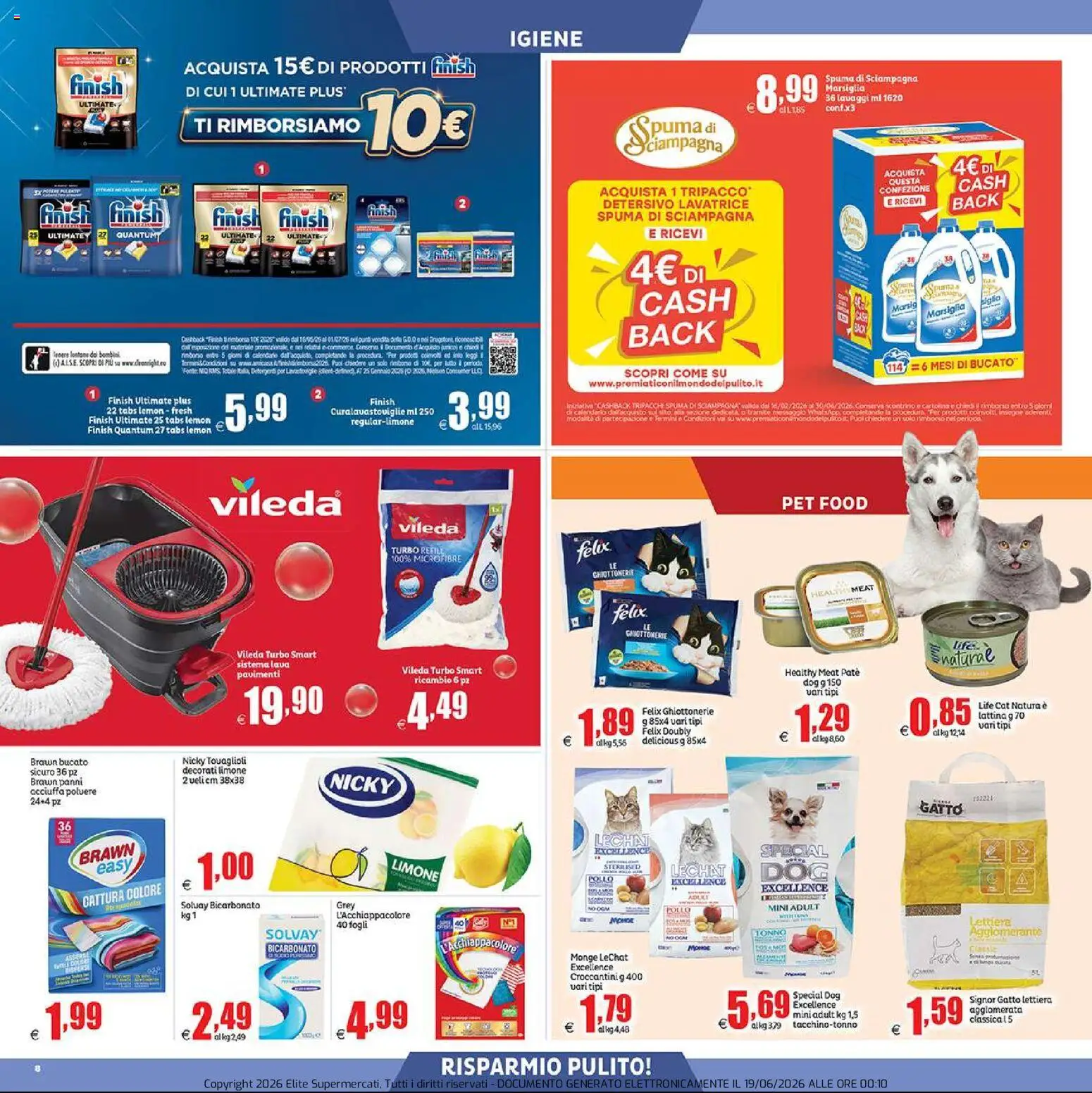 Volantino Elite Supermercati del 19.06.2026 | Pagina: 8