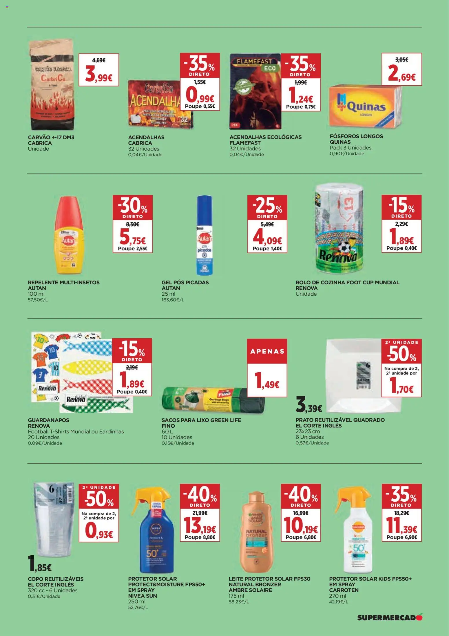 El Corte Ingles folheto │ válido de 05.06.2026 | Página: 13 | Produtos: Fósforos, Repelente, Sardinhas, Leite