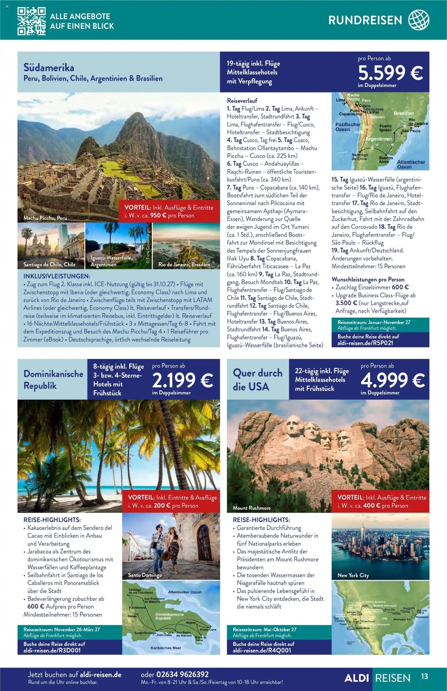 Aldi Reisen Reisemagazin – gültig ab 01.06.2026 | Seite: 13