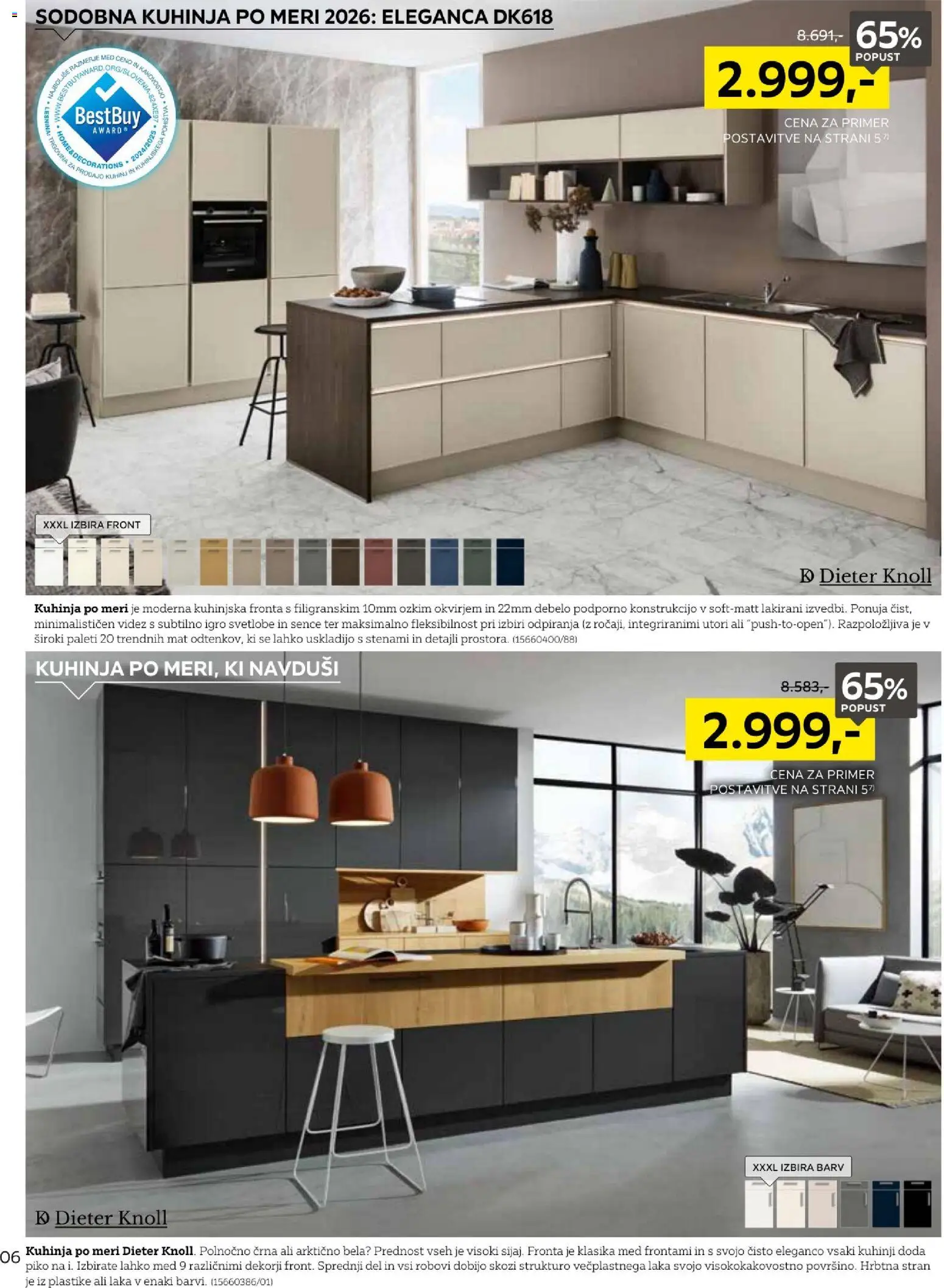 Novi XXXL Lesnina katalog ponudbe – veljaven od 31.08.2026 | Stran: 6 | Izdelki: Med, Kuhinja
