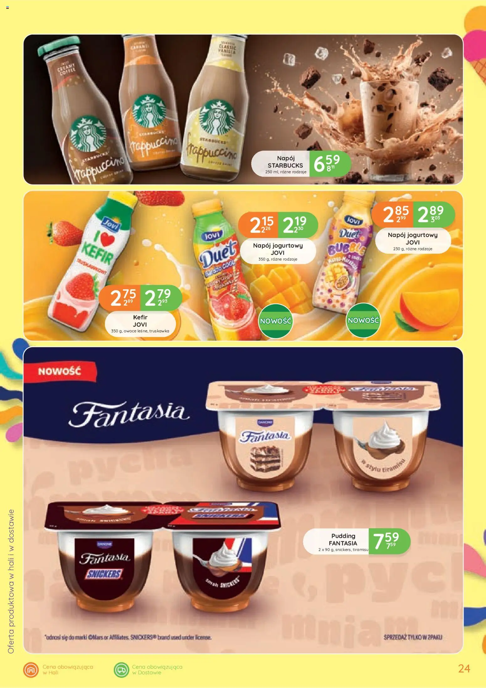 Eurocash gazetka od 25.06.2026 | Strona: 24 | Produkty: Kefir, Tiramisu, Owoce