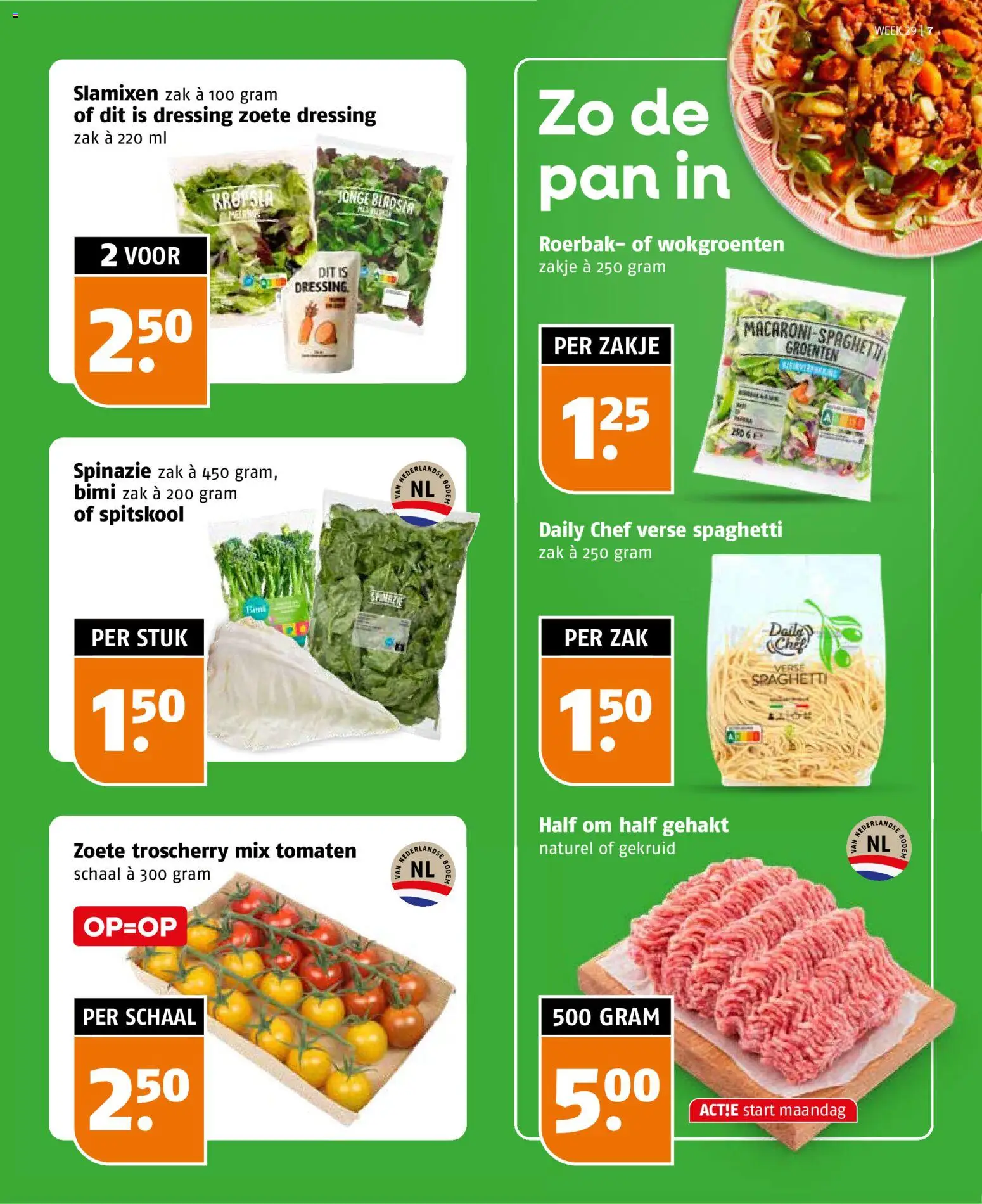 {H1} | Pagina: 7 | Producten: Tomaten, Pan, Schaal, Zak
