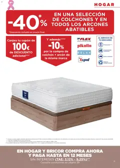 Vista previa Hipercor catálogo válido desde el 15/10/2026 | Página: 31 | Productos: Colchon