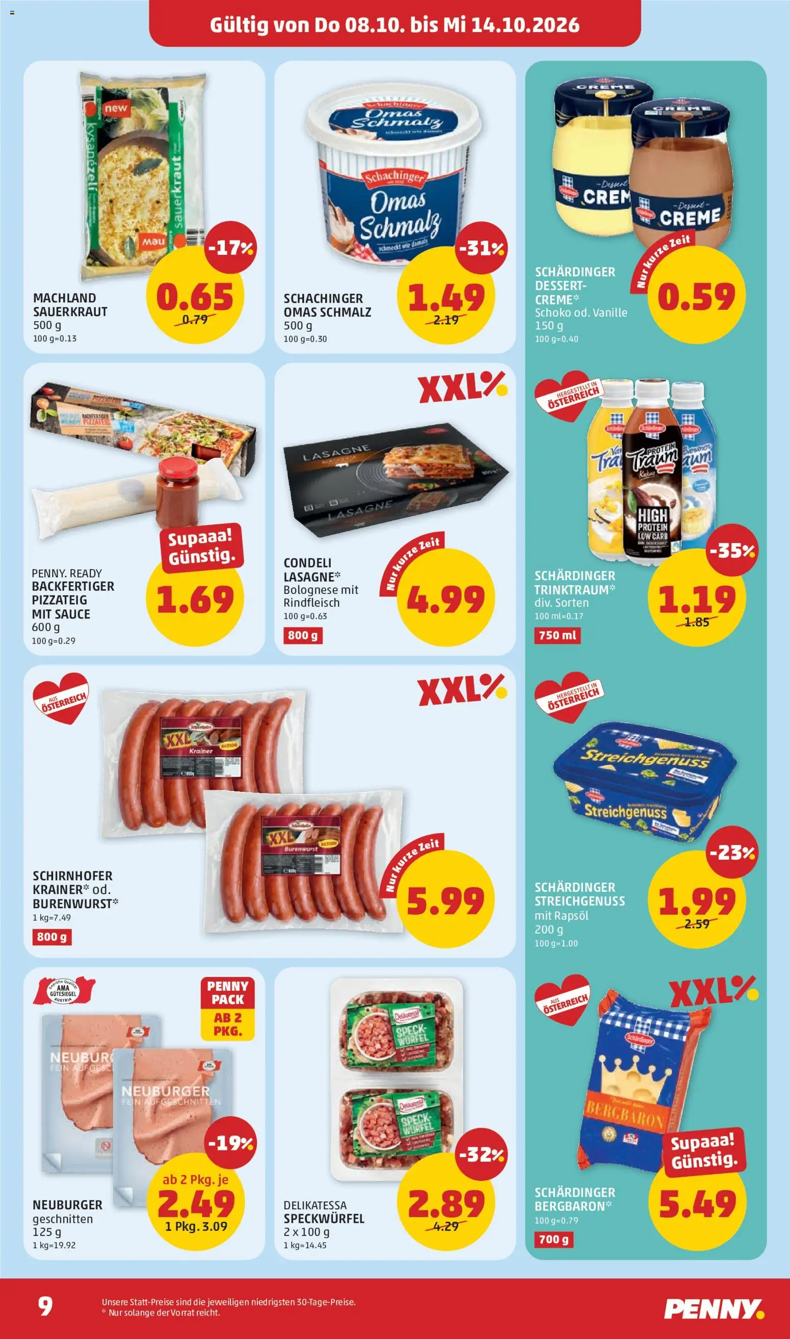 Penny Markt Flugblatt gültig ab 04.10.2026 | Seite: 9