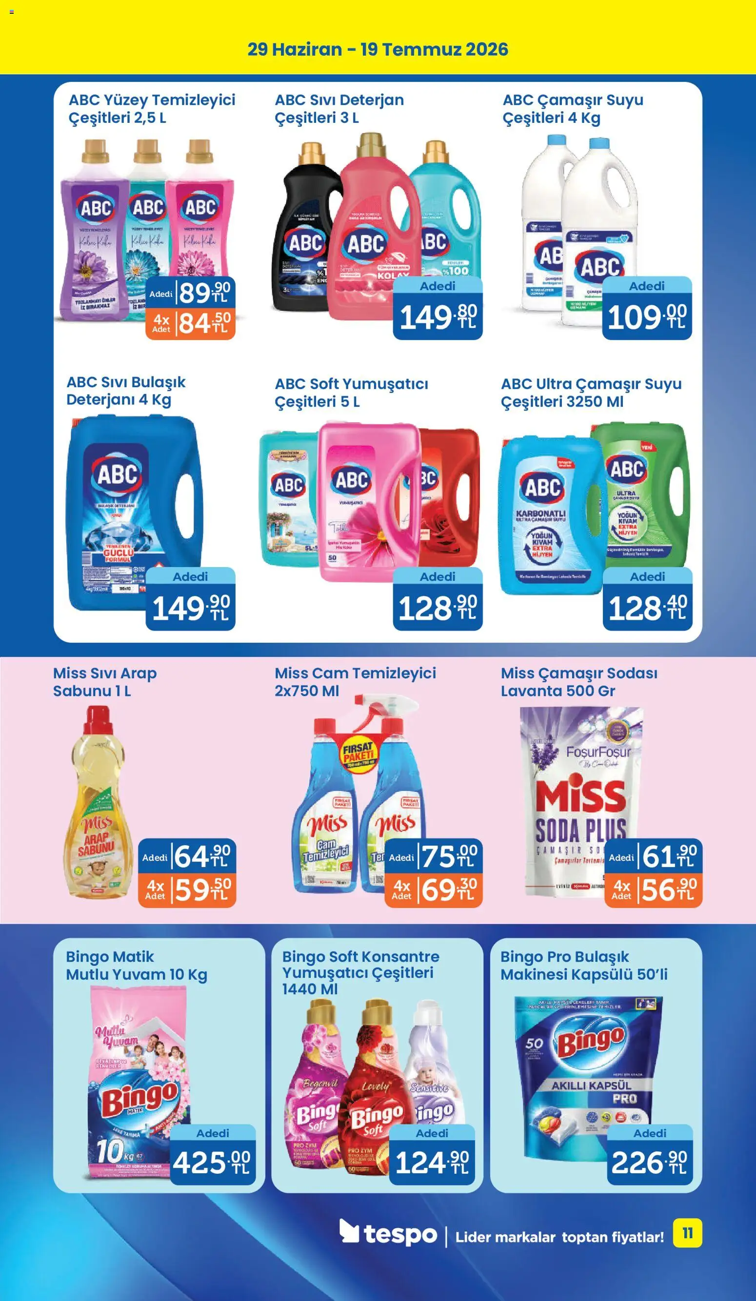 Tespo Katalog - 29 Haziran 2026 tarihinden itibaren geçerlidir | Sayfa: 11