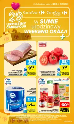 Pogląd oferty "Carrefour gazetka - Weekend okazji" - ważna od 29.10.2026