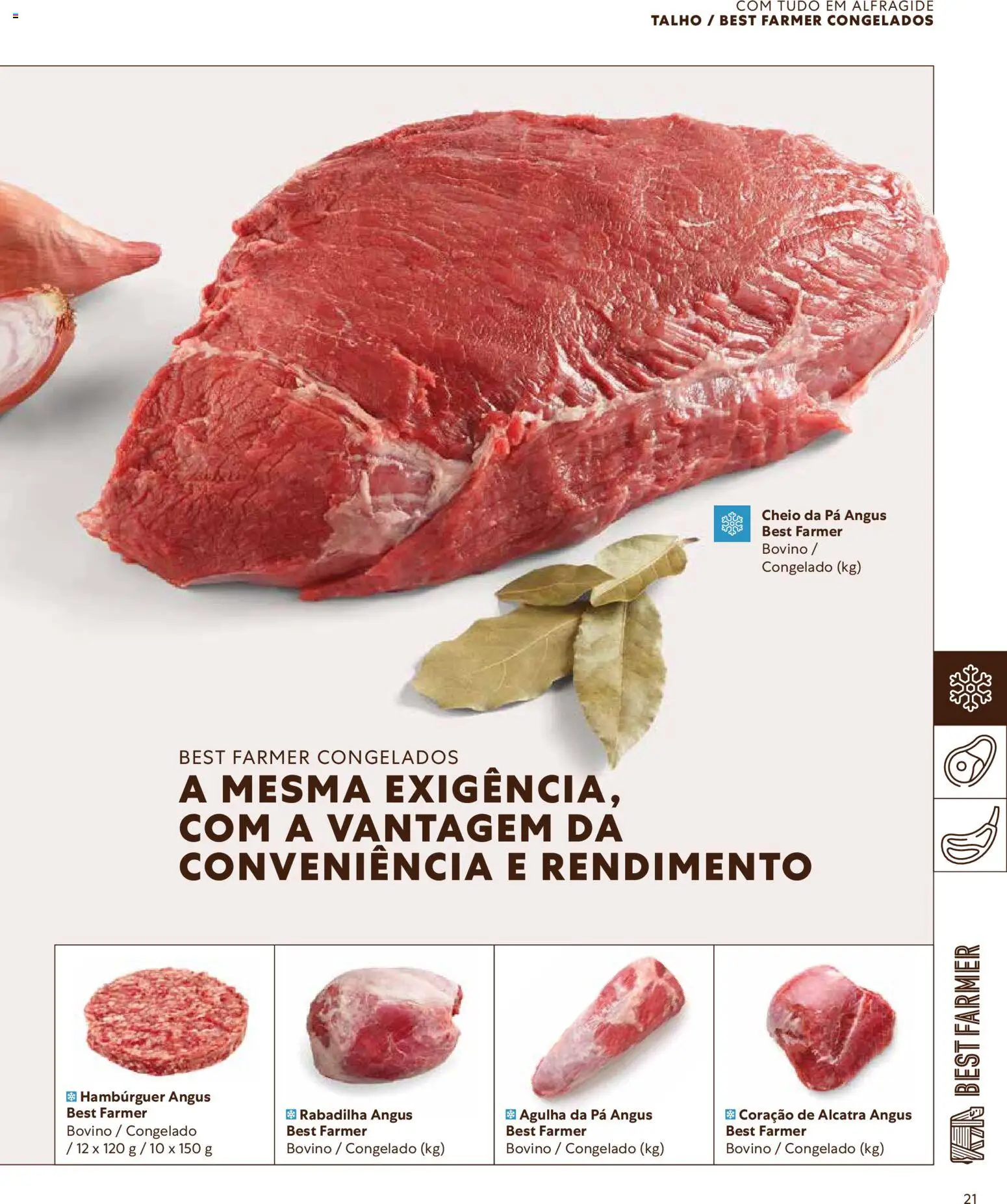 Recheio - Catálogo de Alfragide │ válido de 16/03/2026 | Página: 21 | Produtos: Hambúrguer, Pá