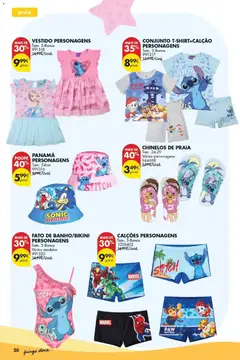 Pré-visualização FATO DE BANHO/BIKINI PERSONAGENS, Fato de banho/bikini infantil com estampa de personagens. válido de 09.06.2026 | Página: 20