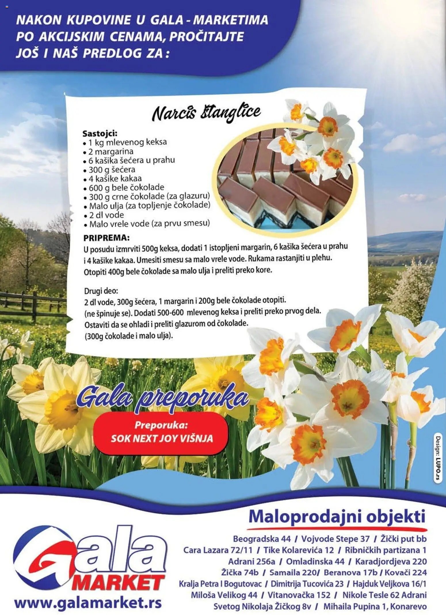 Gala MARKET katalog - važi od 05.05.2026 | Strana: 6 | Proizvode: Višnja, Margarin, Sok