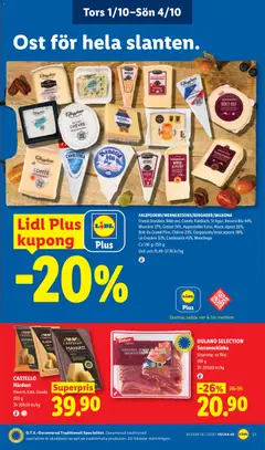 CASTELLO Hårdost, Havarti, Kata, Gouda - Förhandsvisning av reklamblad från butik Lidl aktuell från 28/09/2026 | Sida: 26