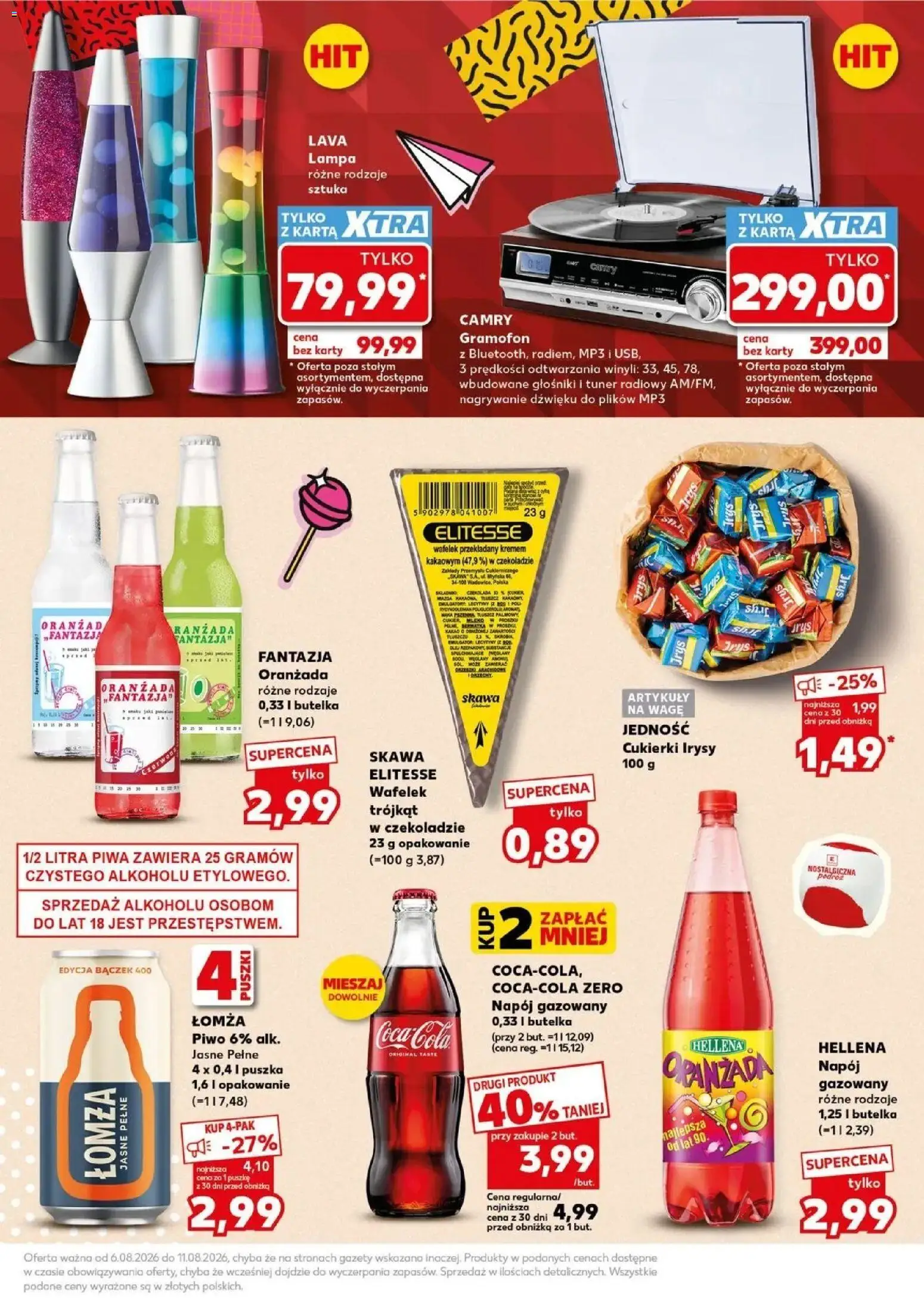 Kaufland gazetka - Super Sobota od 08.08.2026 | Strona: 17 | Produkty: Oranżada, Cukierki, Mąka, Sól