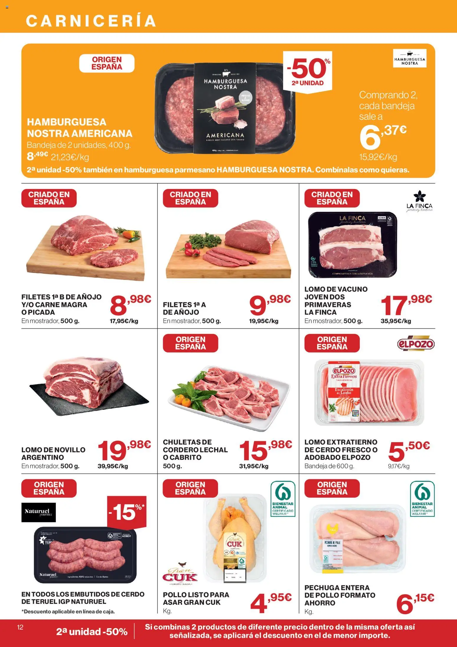 Hipercor catálogo │ válido desde el 21.05.2026 | Página: 12 | Productos: Νυχτικό, Φίλτρο καφέ, Σοκολατούχο γάλα, Bandeja