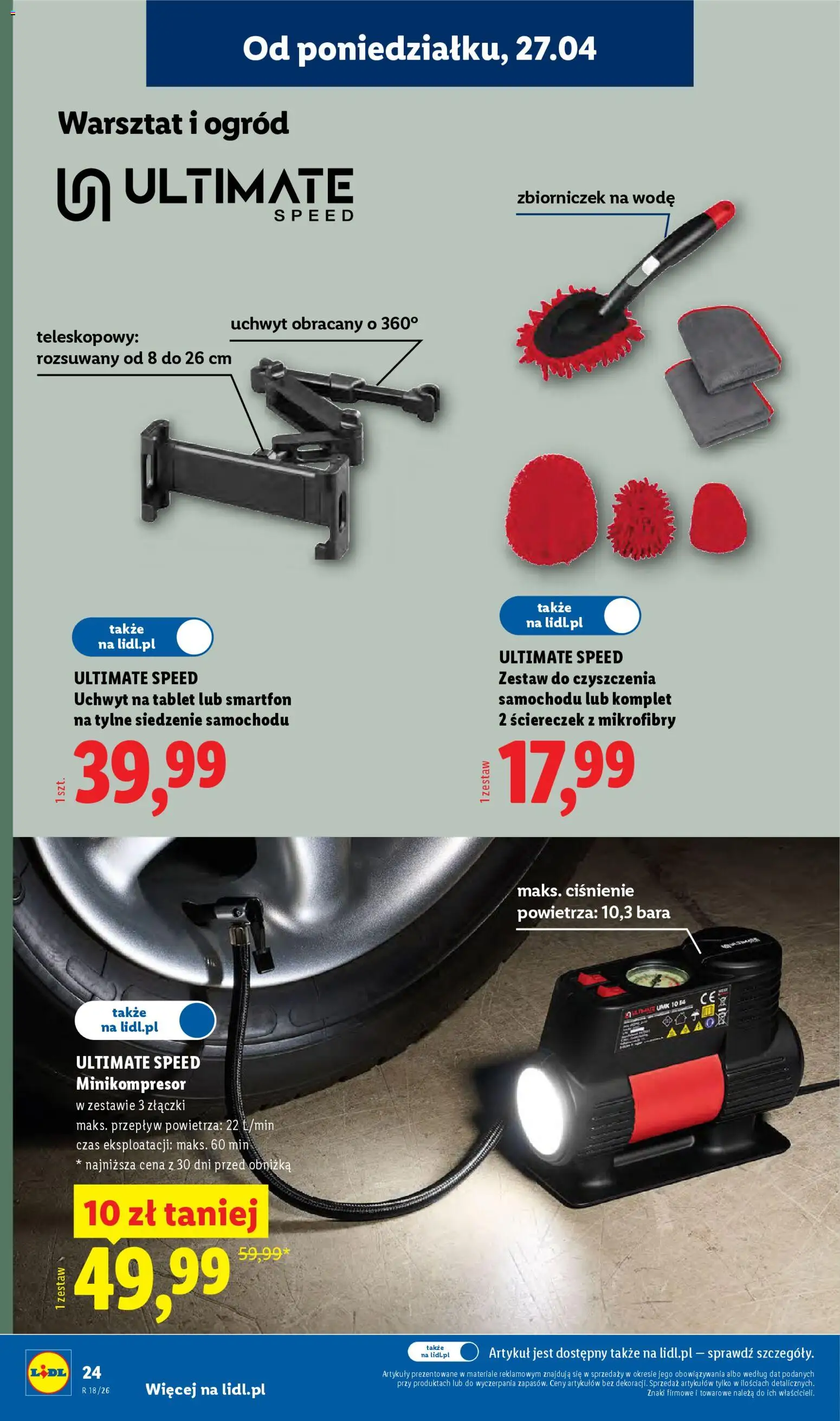 Lidl Katalog od 27.04.2026 | Strona: 26 | Produkty: Smartfon, Tablet