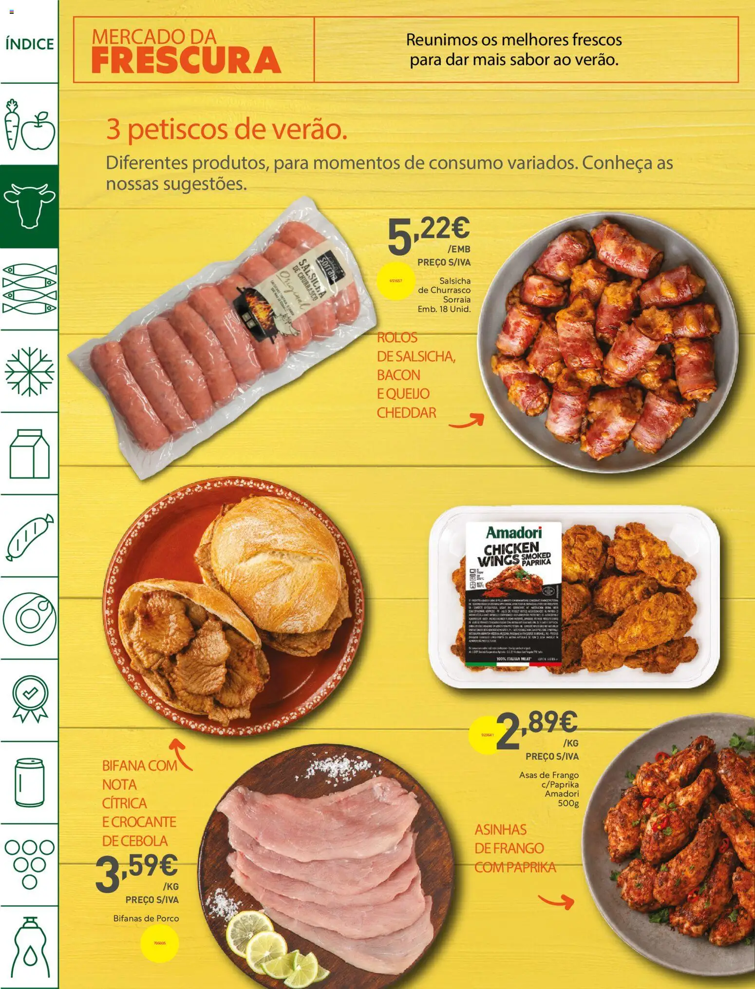 Recheio Horeca Madeira │ válido de 14/07/2026 | Página: 4 | Produtos: Asas de frango, Bacon, Frango, Cheddar